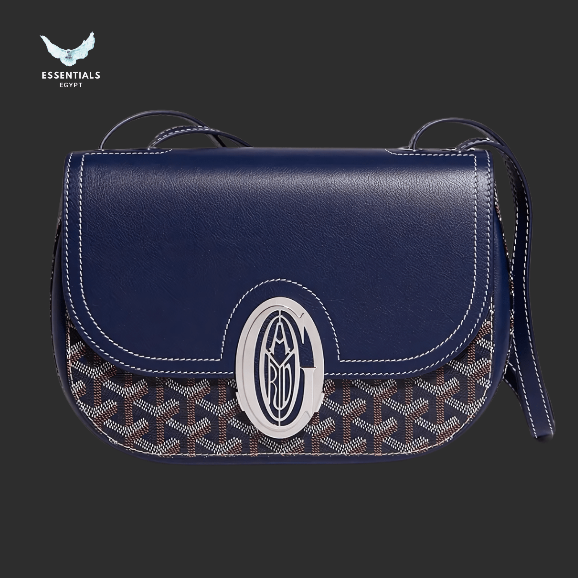 Goyard Saint Louis PM Tote – Navy Blue - ESSENTIALS EGYPT