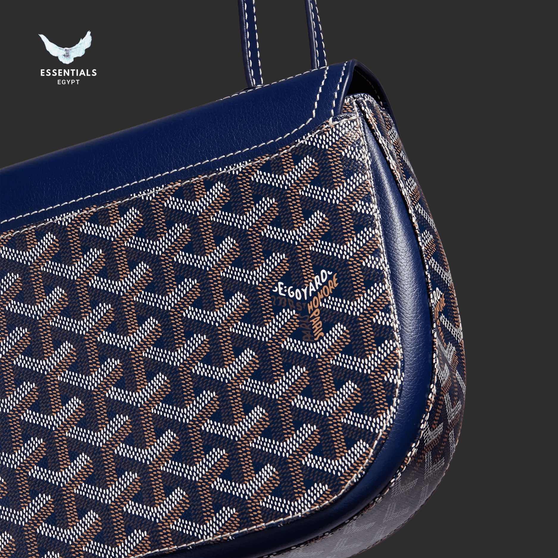 Goyard Saint Louis PM Tote – Navy Blue - ESSENTIALS EGYPT