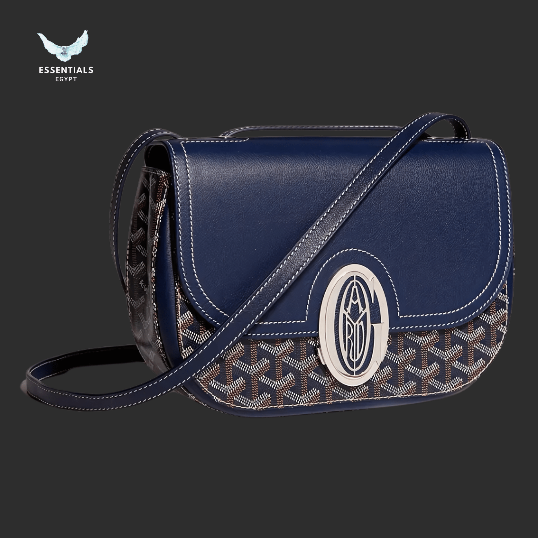 Goyard Saint Louis PM Tote – Navy Blue - ESSENTIALS EGYPT