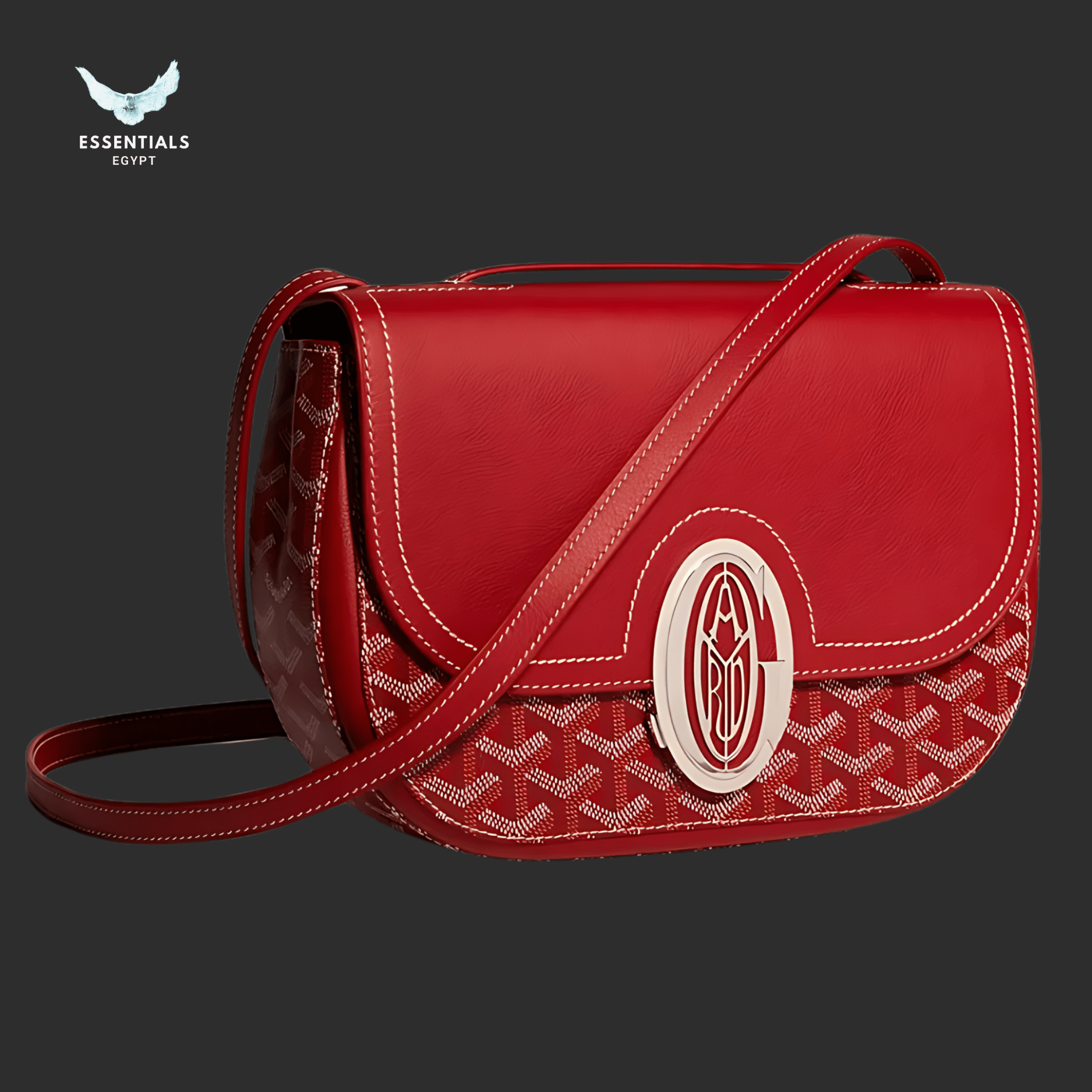 Goyard Saint Louis PM Tote – Red - ESSENTIALS EGYPT