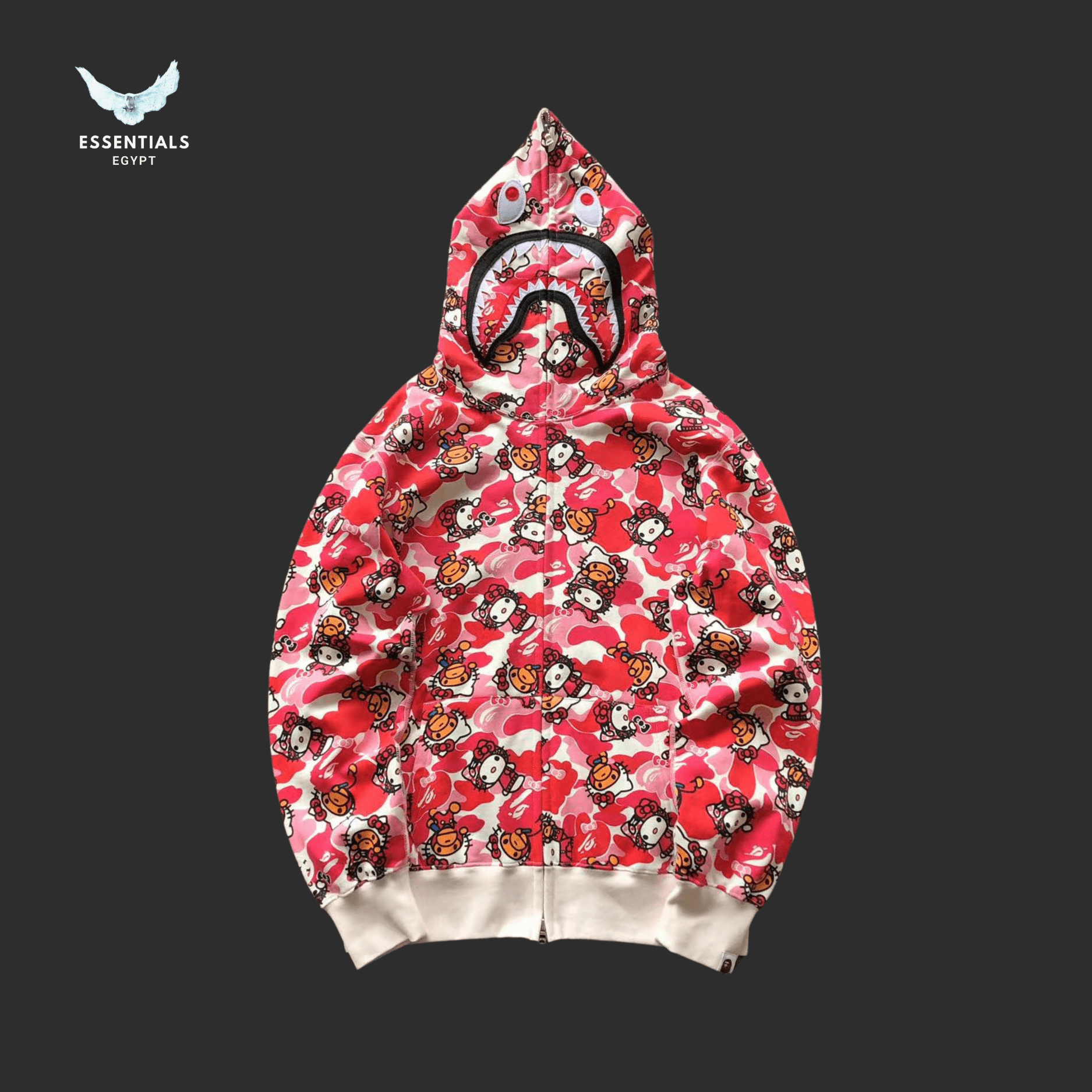 BAPE Shark Hoodie – Camo Duo - ESSENTIALS EGYPT