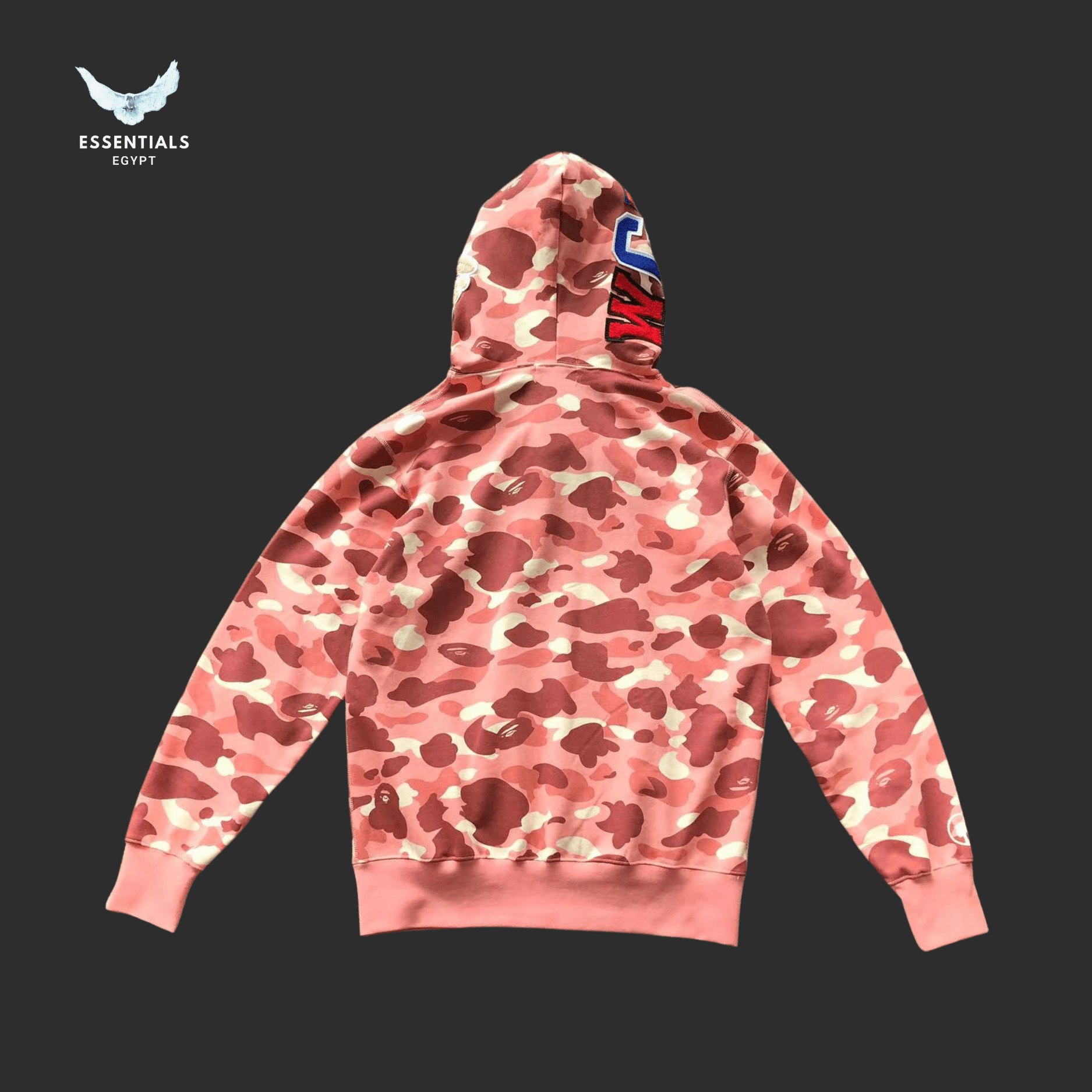 BAPE Shark Hoodie – Rose Camo - ESSENTIALS EGYPT