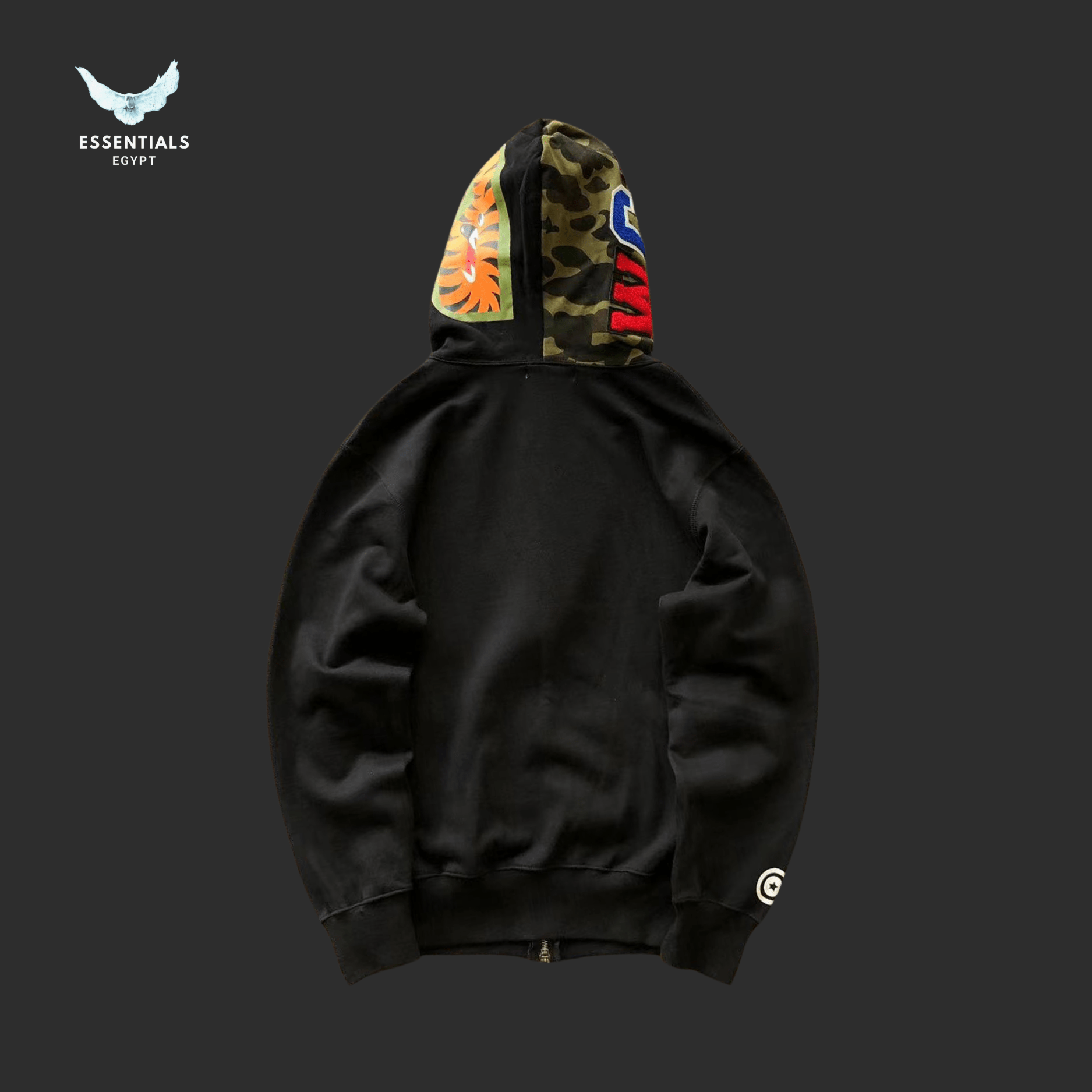 BAPE Full Zip Shark Hoodie – Bone Camo - ESSENTIALS EGYPT
