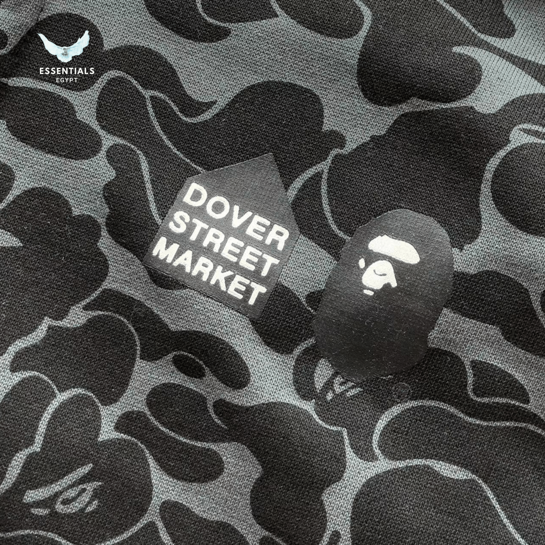 BAPE Shark Hoodie – Star Print Black Camo - ESSENTIALS EGYPT