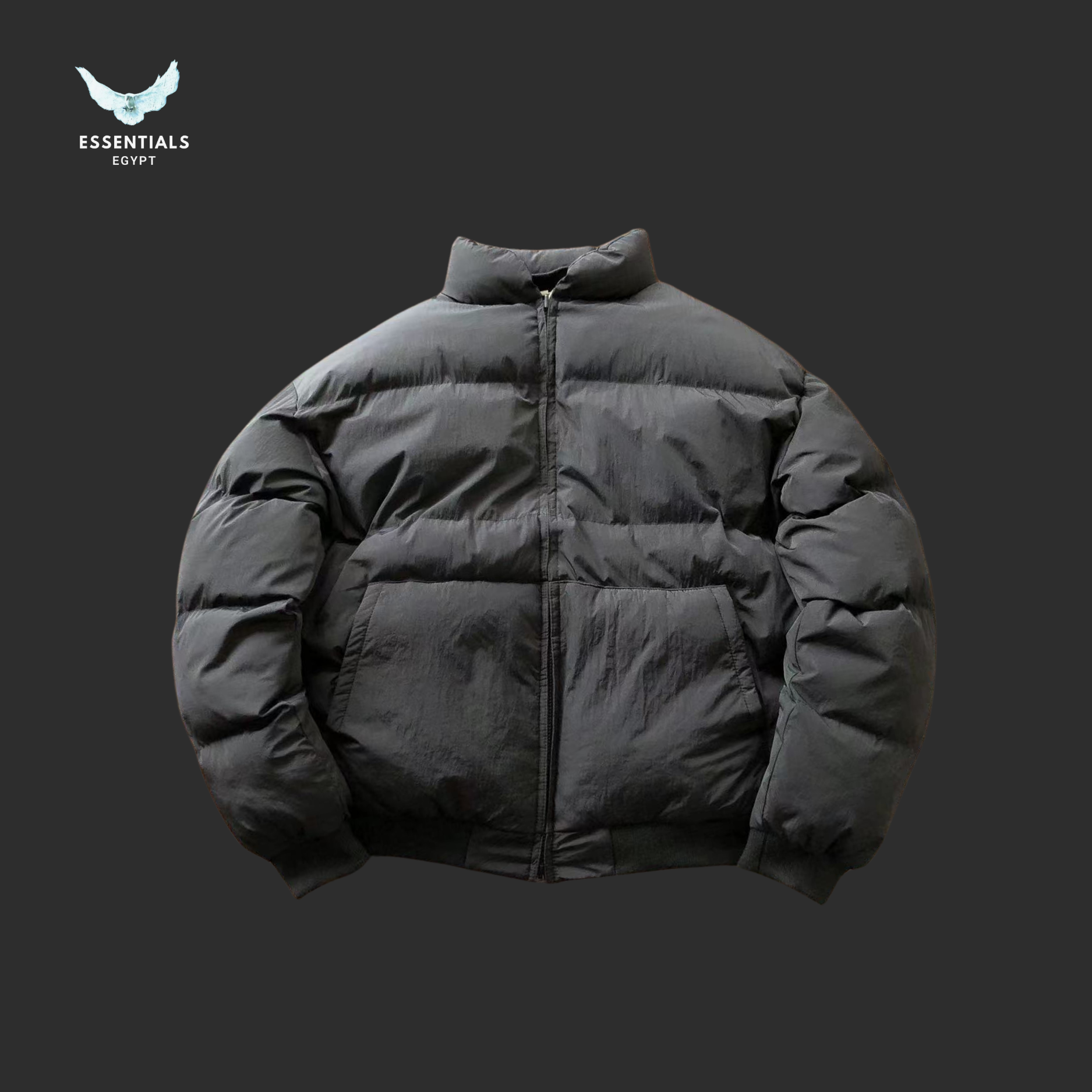 Essentials Fear of God Puffer Jacket – Black