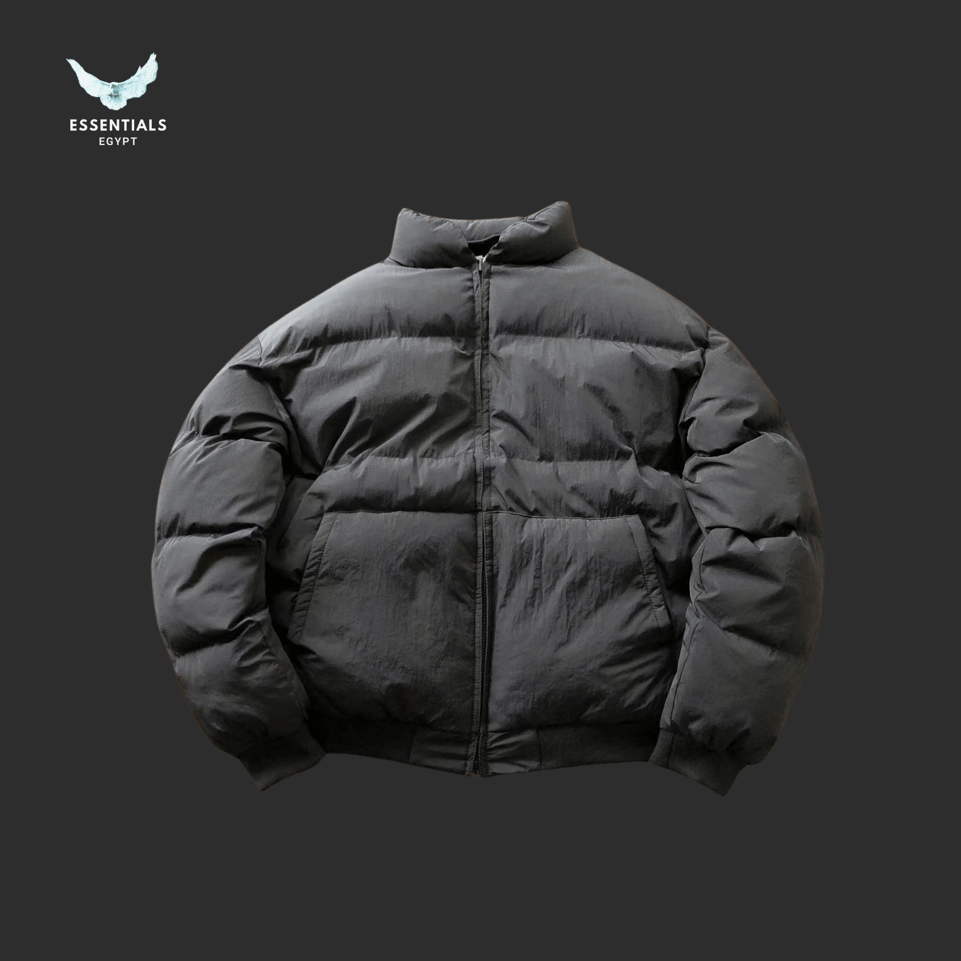 Essentials Puffer Jacket Black Egypt Essentials EG