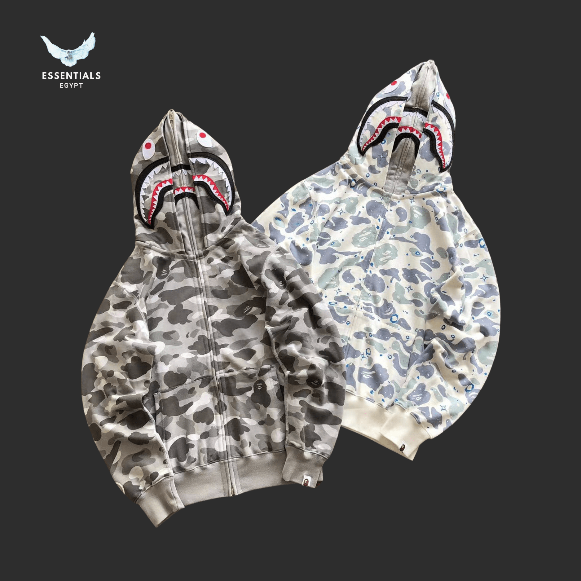 BAPE Hoodie – Classic Earth Tones - ESSENTIALS EGYPT