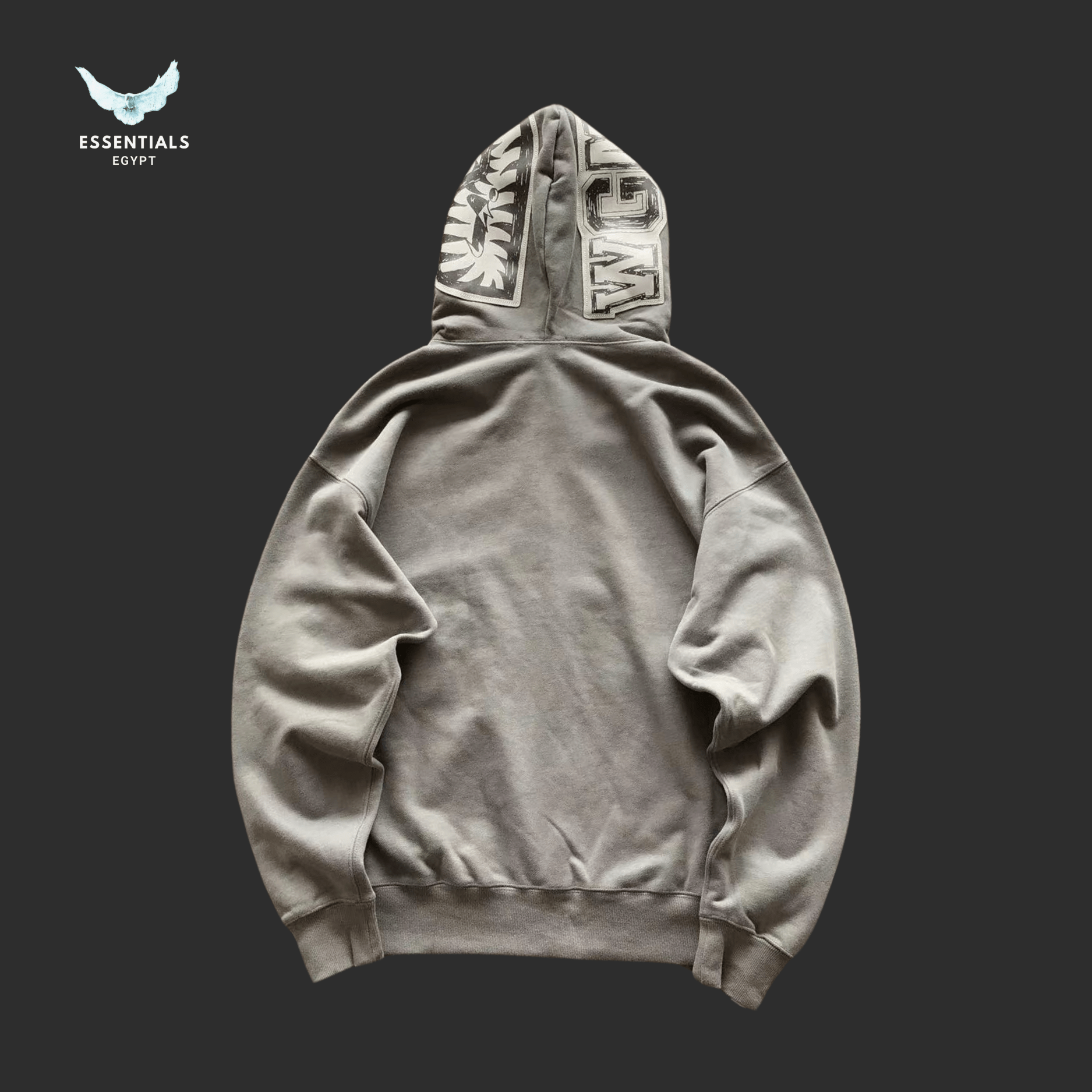 BAPE Shark Hoodie – Solid Khaki Zip - ESSENTIALS EGYPT