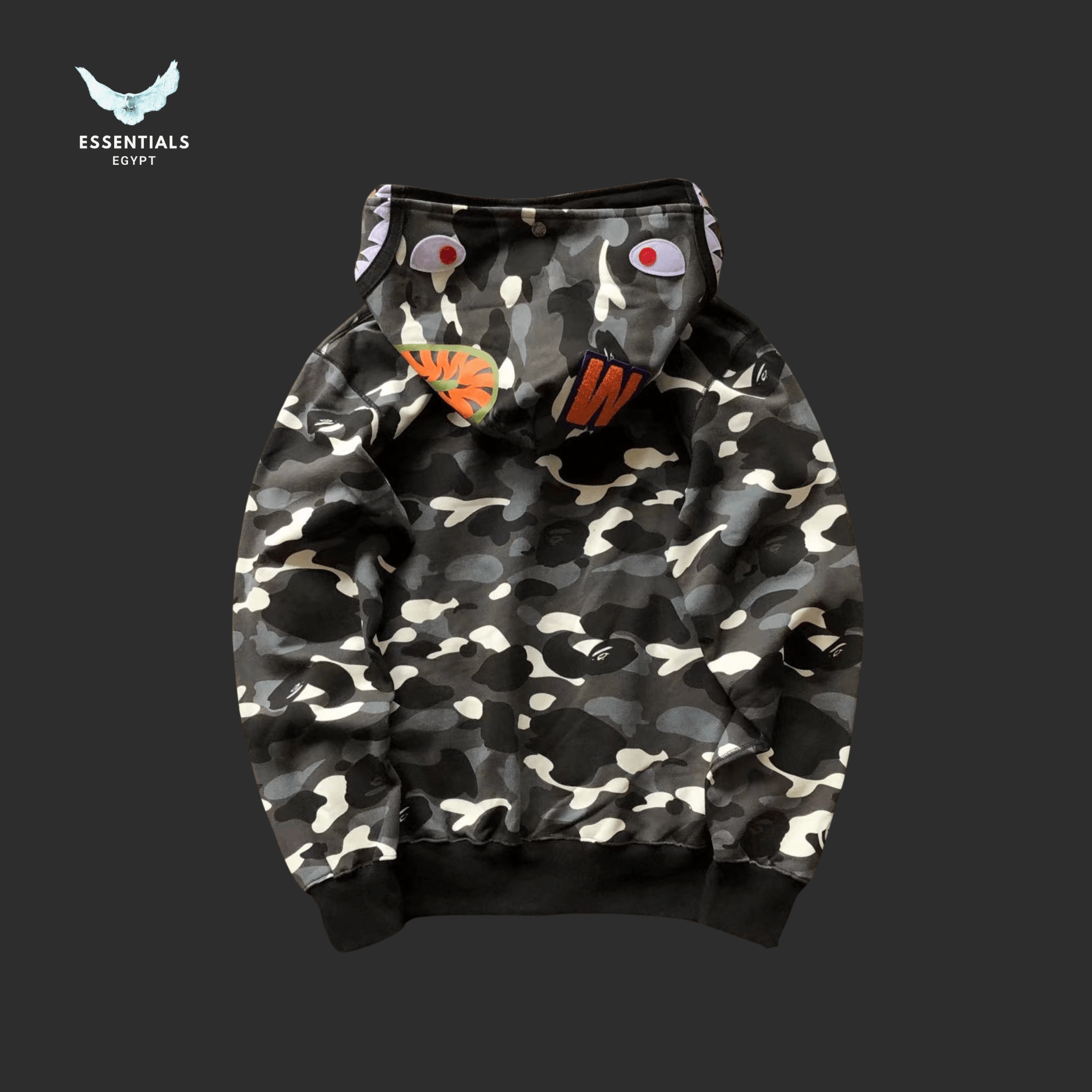 BAPE Shark Hoodie – Desert & Urban Camo - ESSENTIALS EGYPT