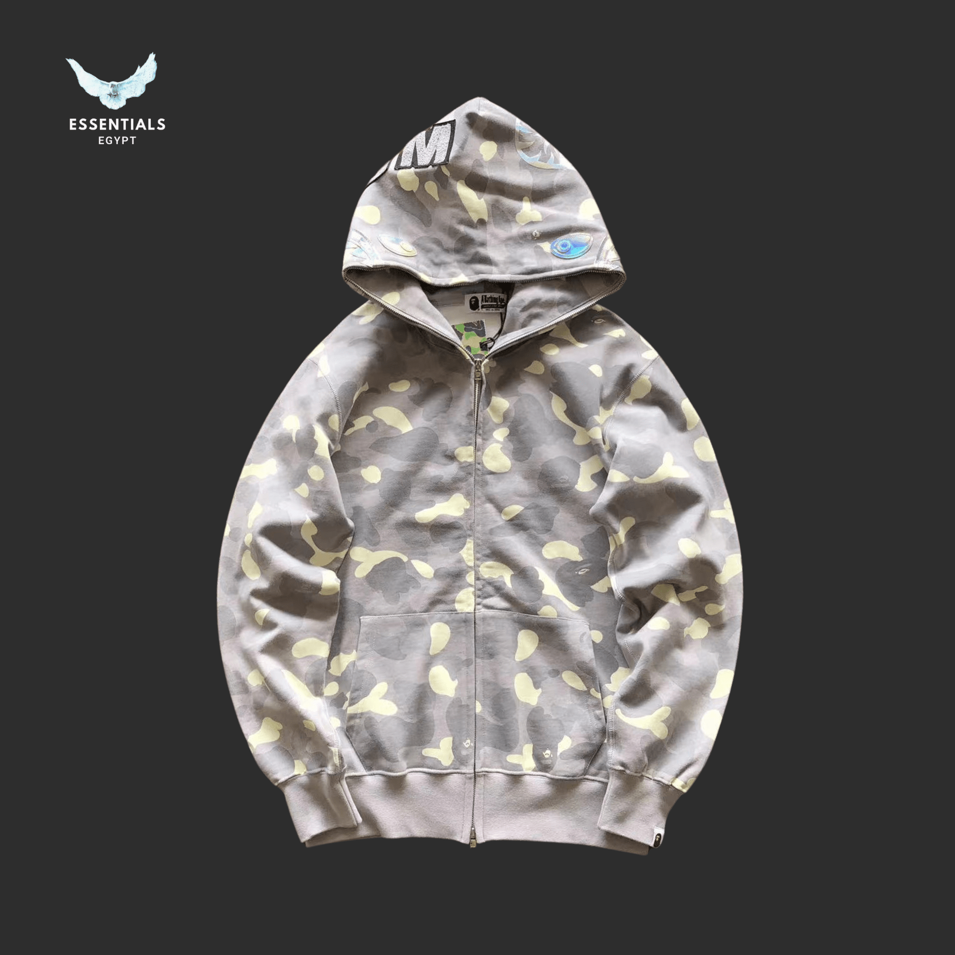 BAPE Shark Hoodie – Stealth Camo - ESSENTIALS EGYPT