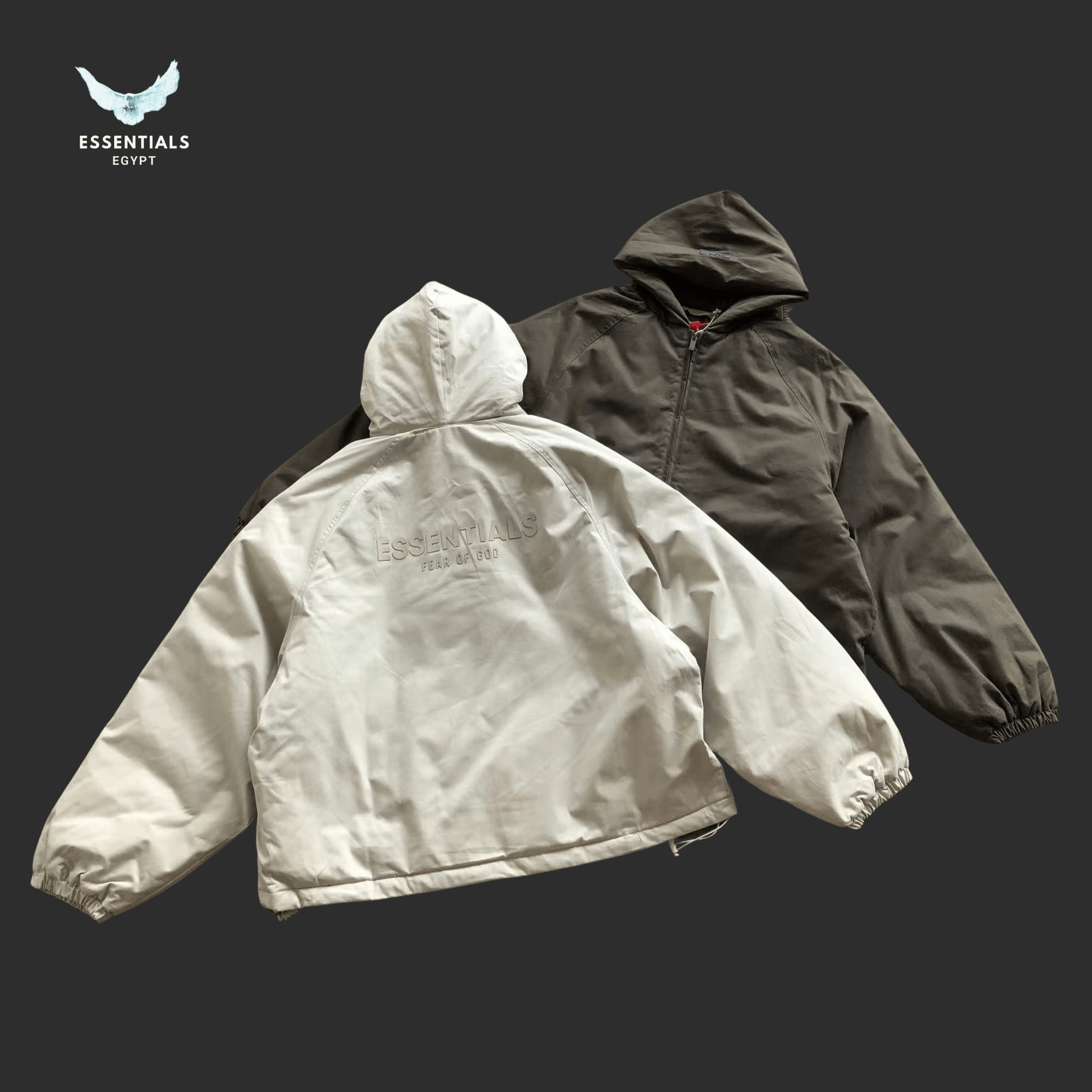 Fear of God Essentials Puffer Jacket – Dual Color - ESSENTIALS EGYPT