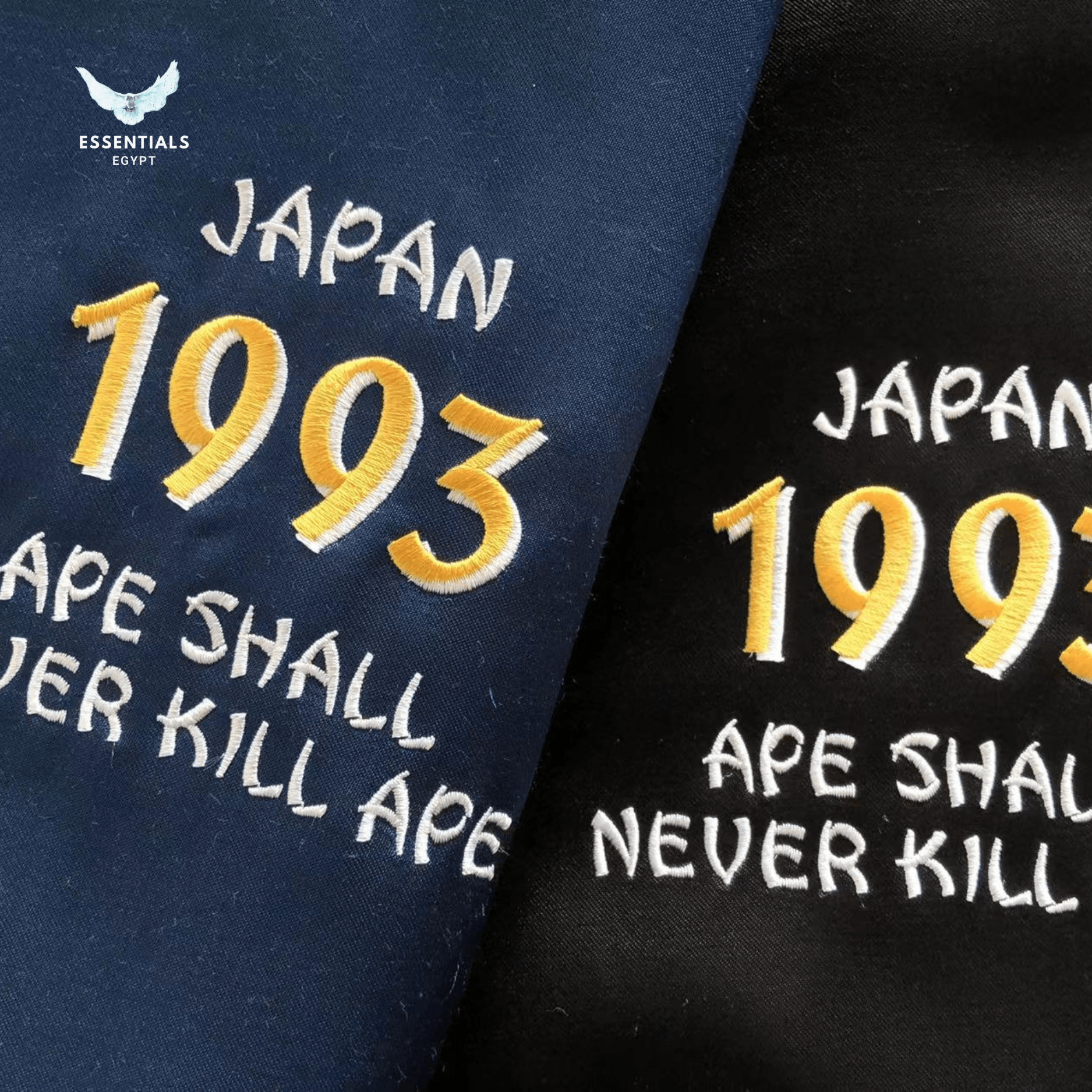 BAPE Varsity Jacket – Blue or Black - ESSENTIALS EGYPT