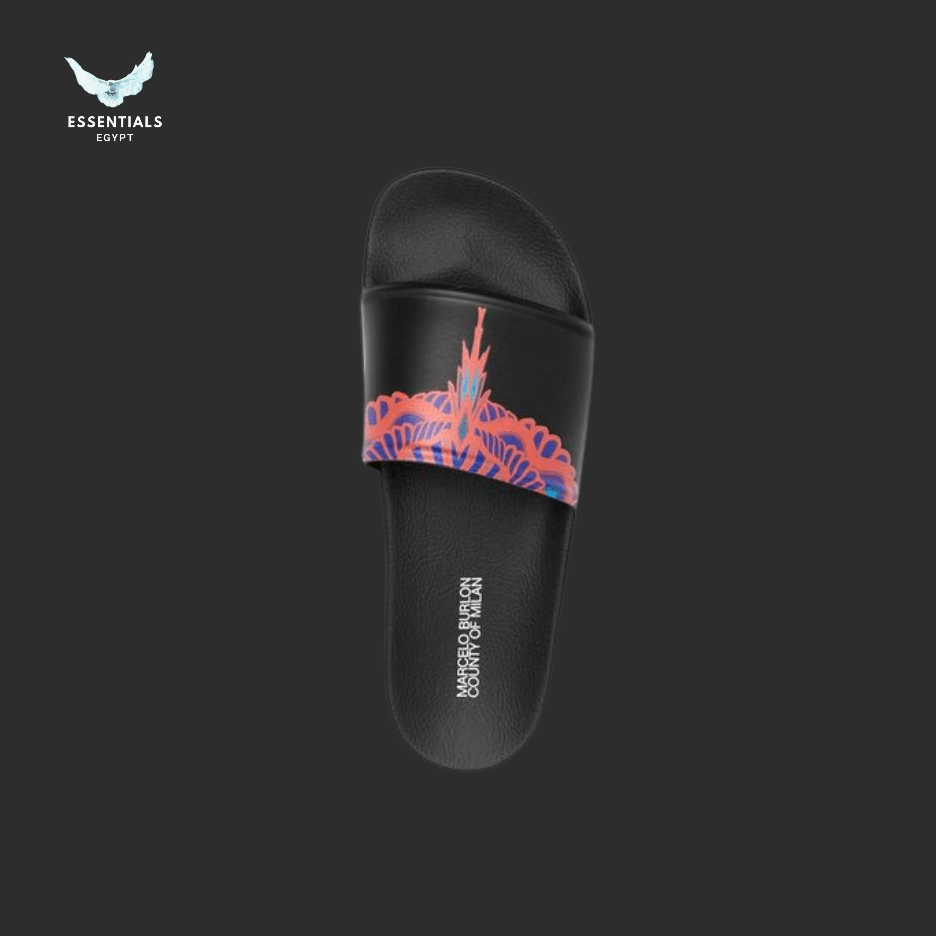 Marcelo Burlon Slides – Neon Pulse Wings - ESSENTIALS EGYPT