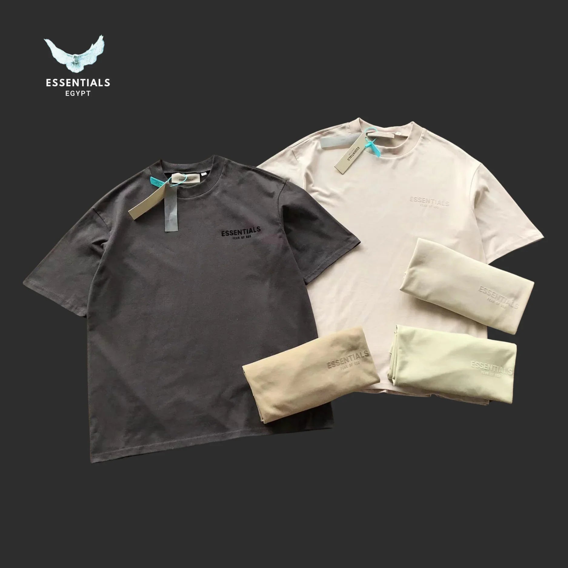 Essentials T-Shirt – Core Neutrals - ESSENTIALS EGYPT