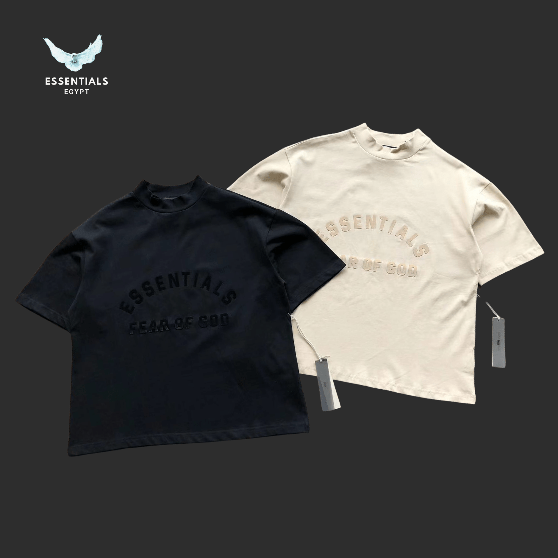 Essentials T-Shirt – Raised Back Logo - ESSENTIALS EGYPT