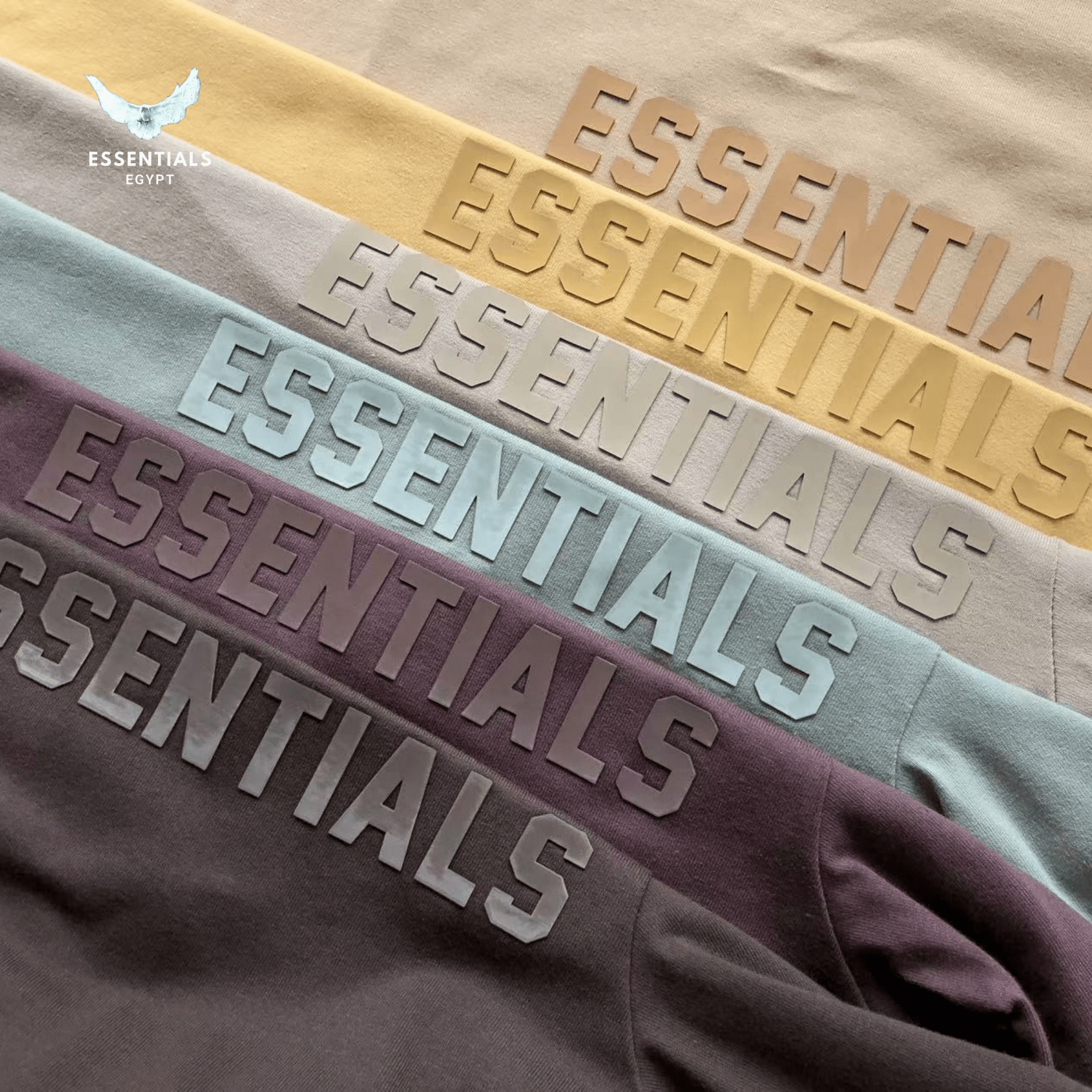 Essentials T-Shirt – Soft Washed Logo Print - ESSENTIALS EGYPT