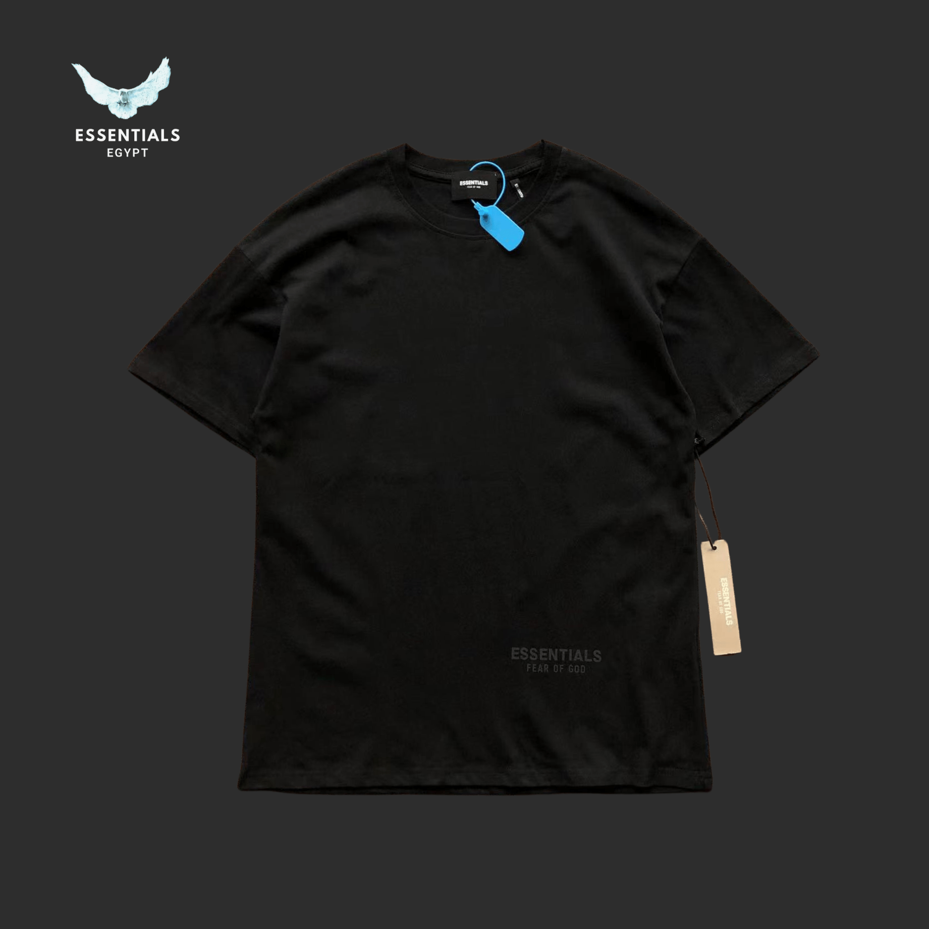 Essentials T-Shirt – Large Logo Front - ESSENTIALS EGYPT