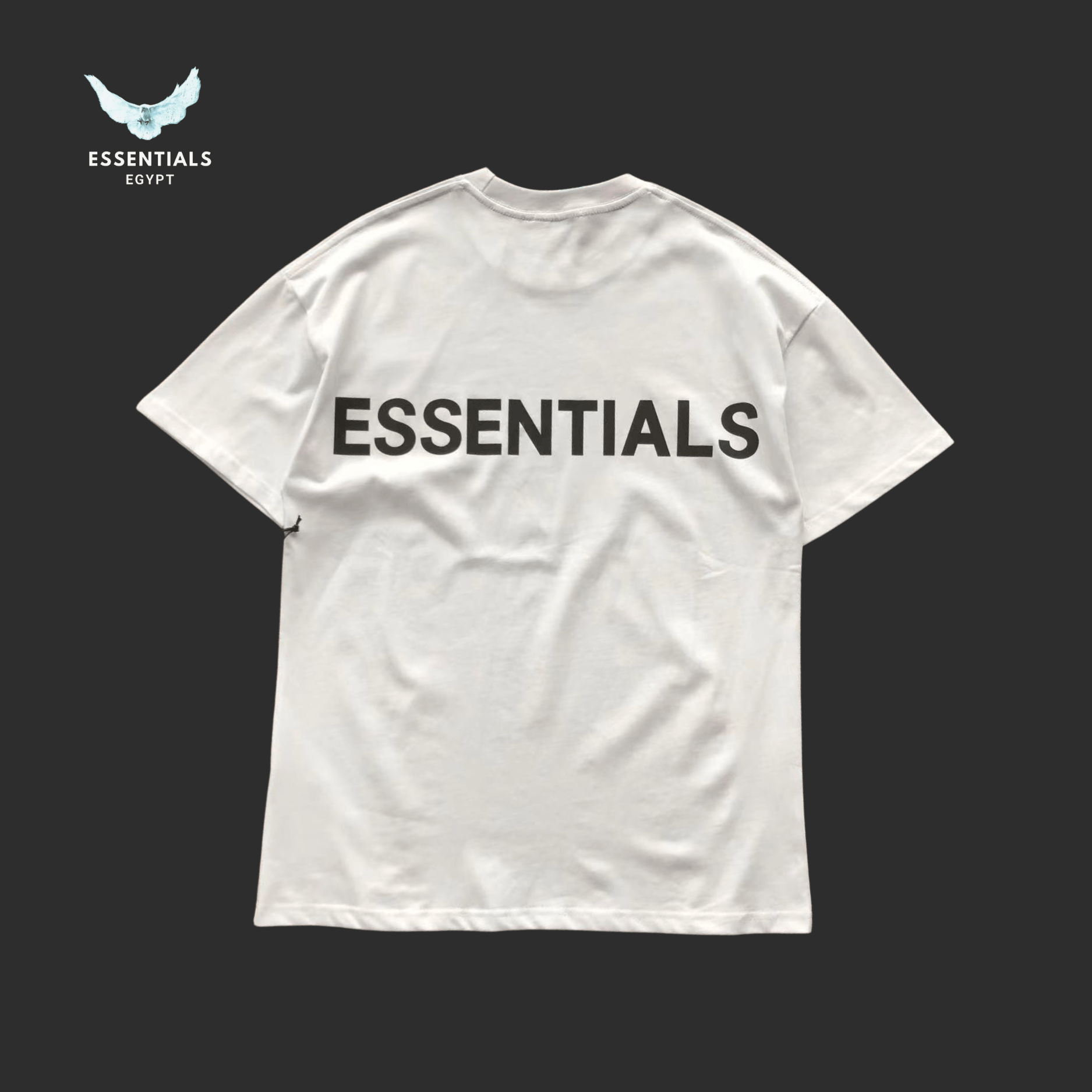 Essentials T-Shirt – Large Logo Front - ESSENTIALS EGYPT
