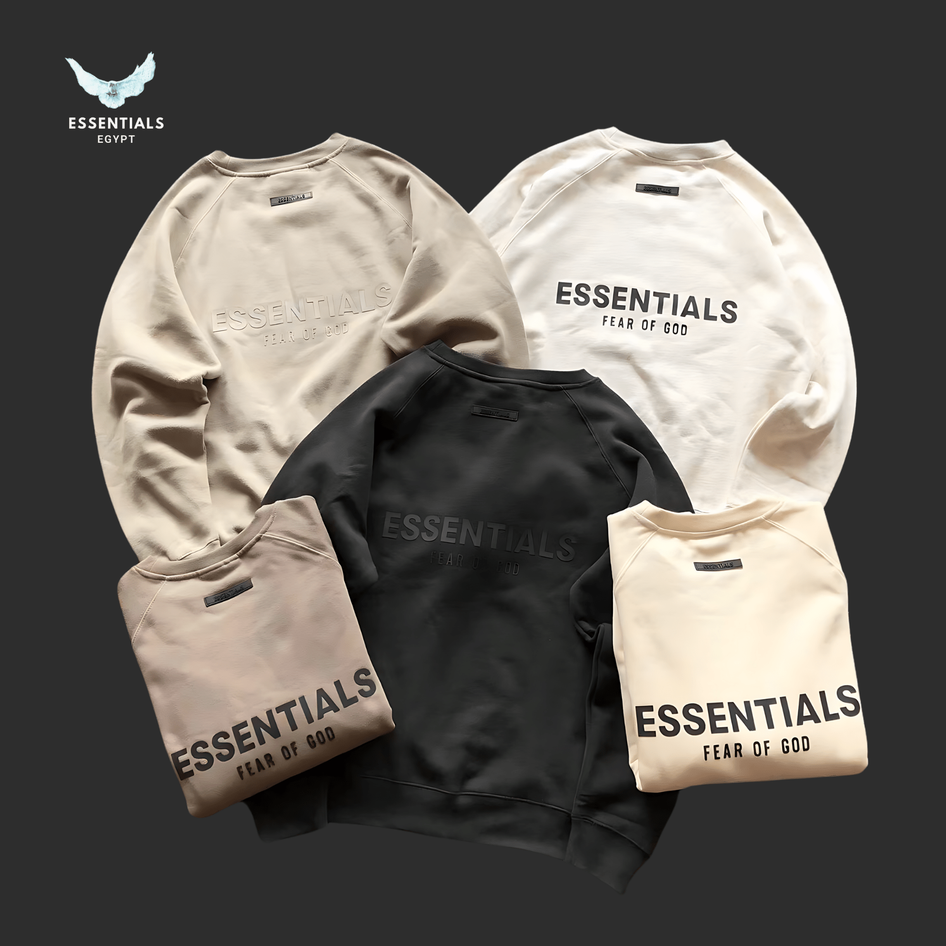 Essentials Sweater – Classic Fleece Drop - ESSENTIALS EGYPT