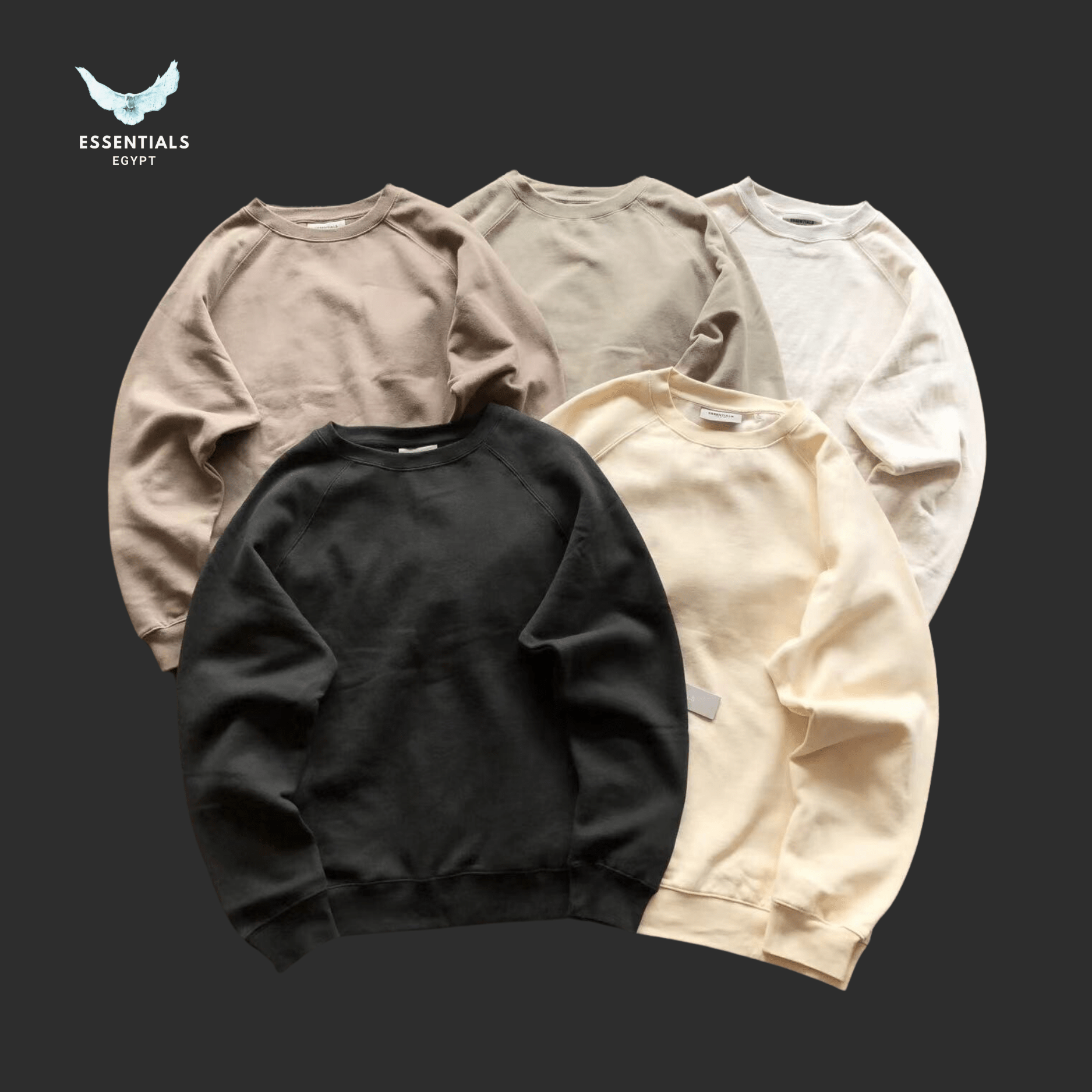 Essentials Sweater – Classic Fleece Drop - ESSENTIALS EGYPT
