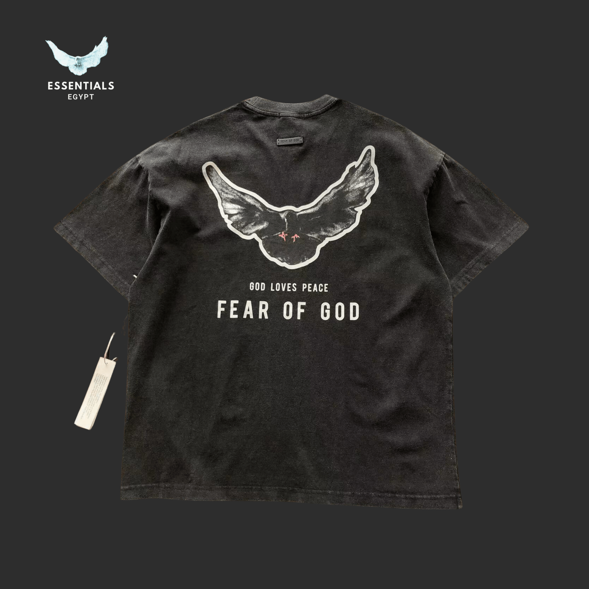 Fear of God Graphic Tee – Dove Peace - ESSENTIALS EGYPT