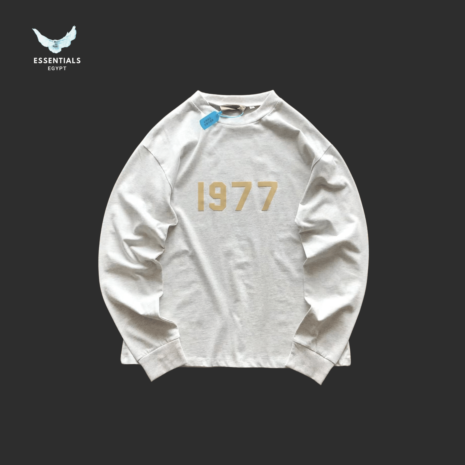 Fear of God Long - Sleeve T-Shirt – 1977 Logo - ESSENTIALS EGYPT
