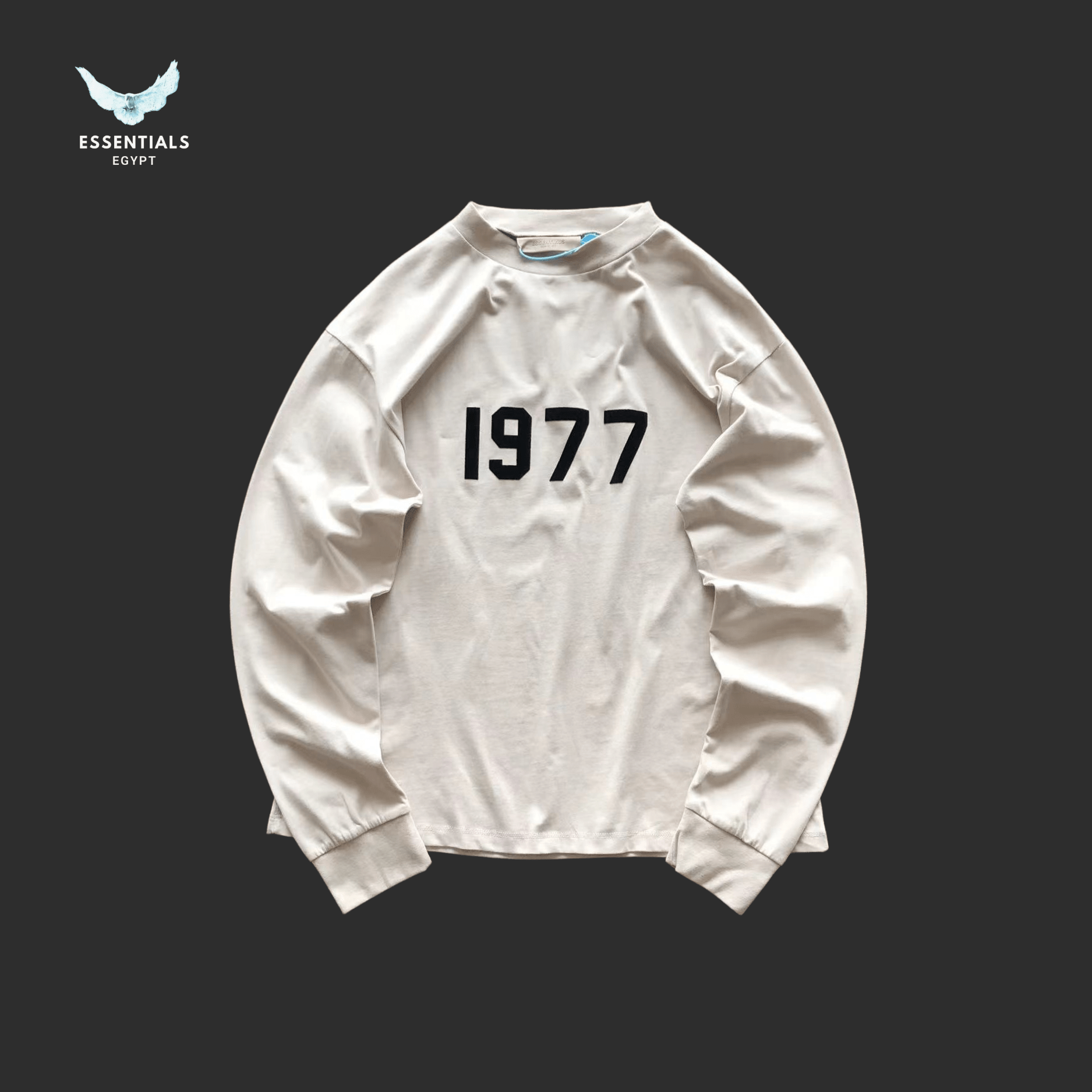 Fear of God Long - Sleeve T-Shirt – 1977 Logo - ESSENTIALS EGYPT
