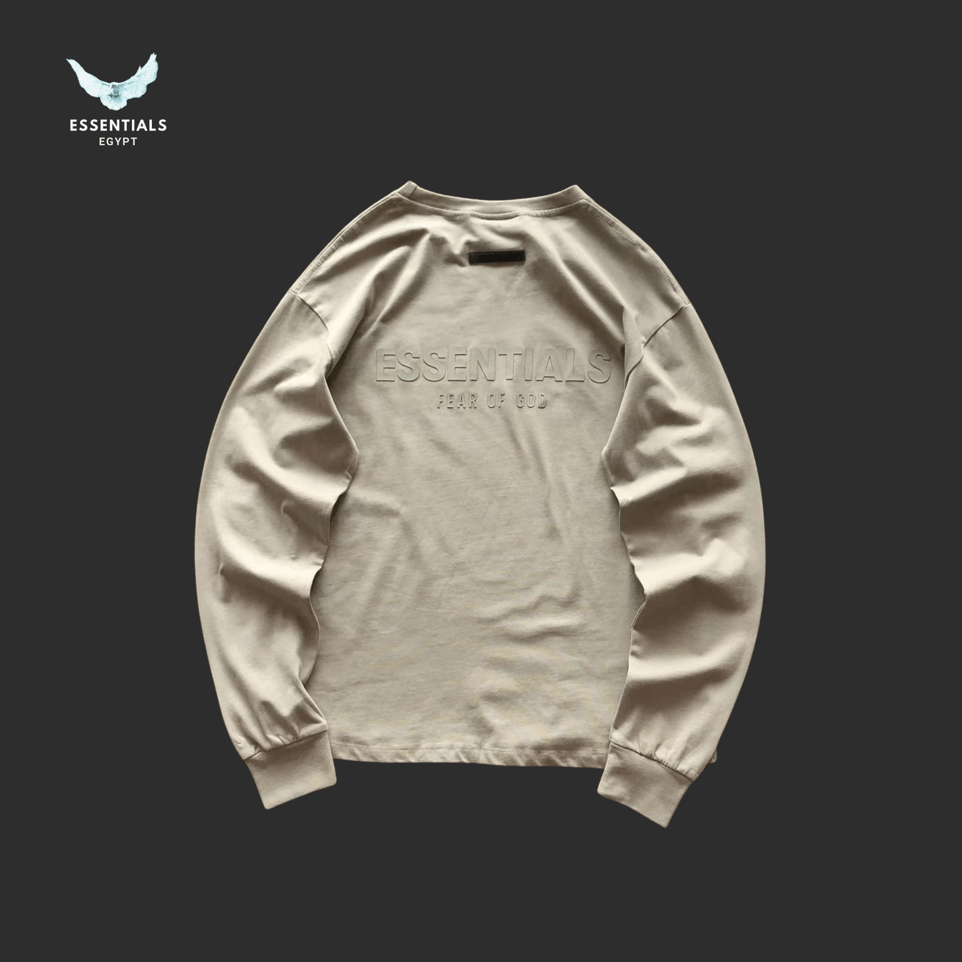 Essentials Long Sleeve – Fear of God Chest Logo - ESSENTIALS EGYPT