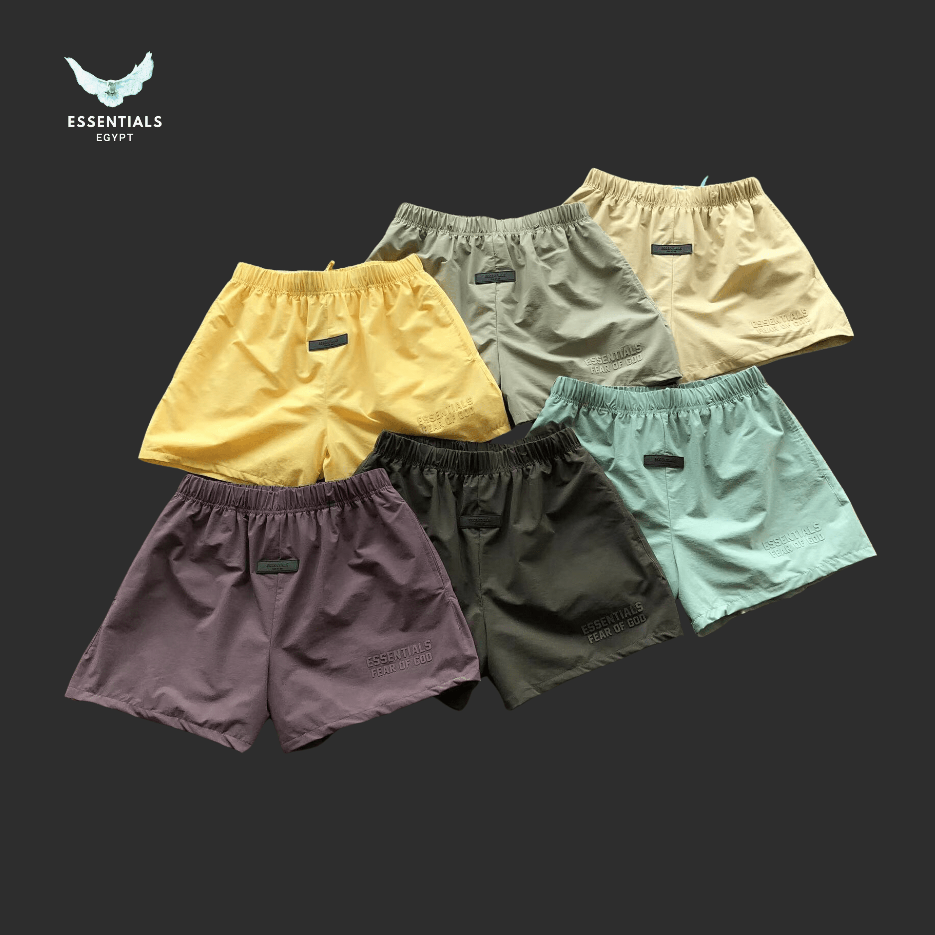 Essentials Nylon Shorts – Terrain Color - ESSENTIALS EGYPT