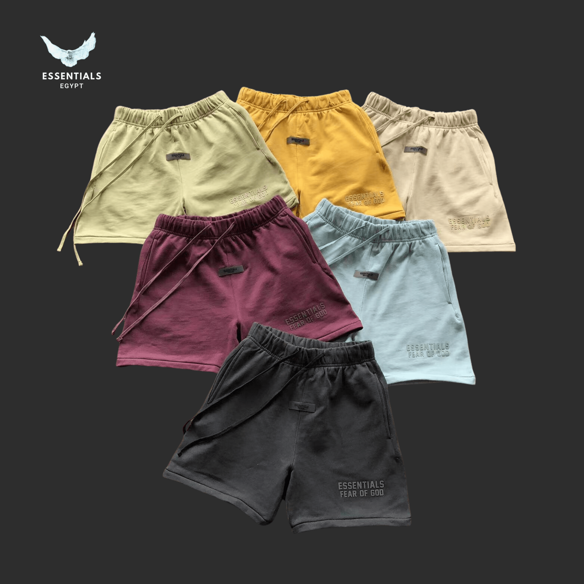 Essentials Fleece Shorts – Seasonal Drop - ESSENTIALS EGYPT