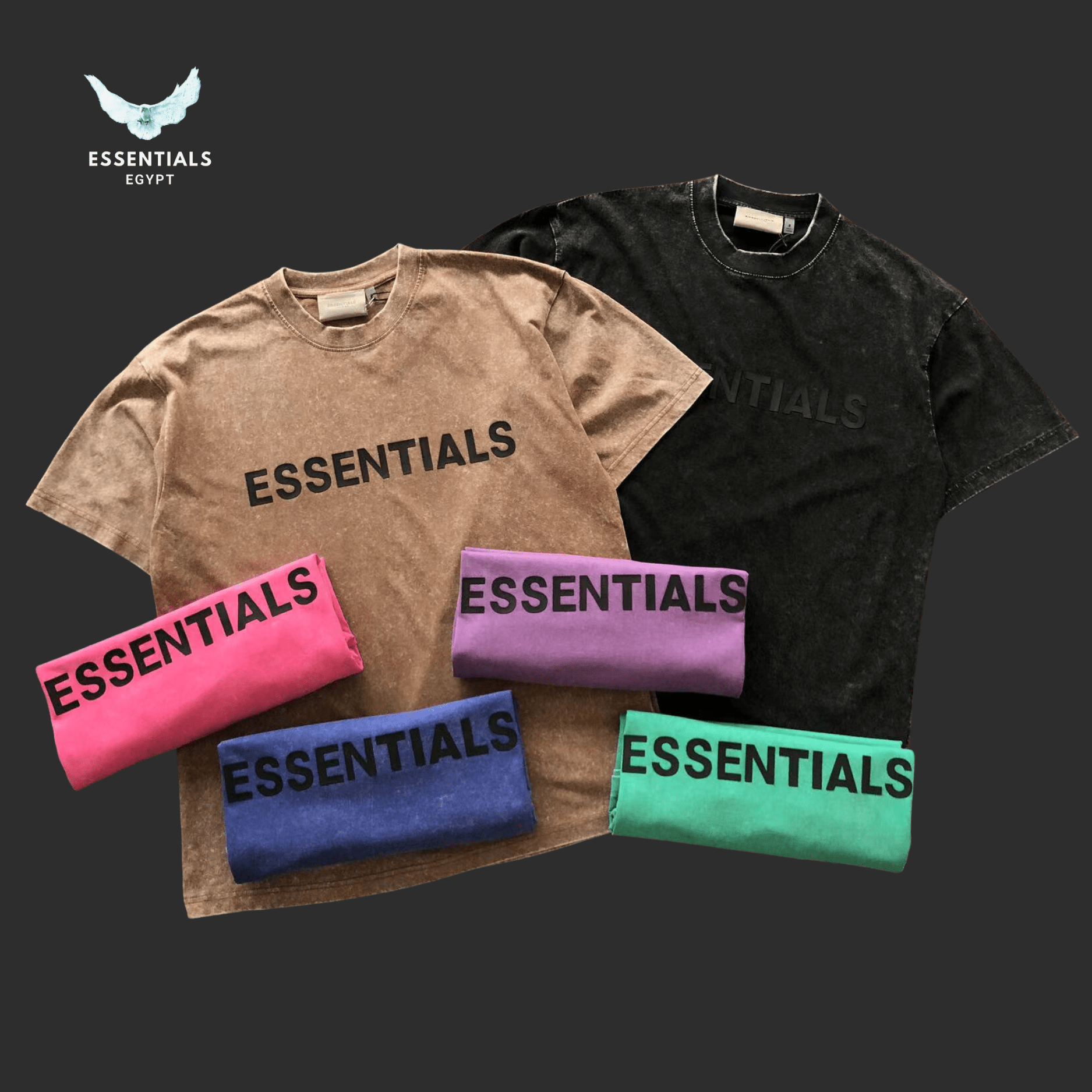 Essentials T-Shirt – Color Logo Series - ESSENTIALS EGYPT