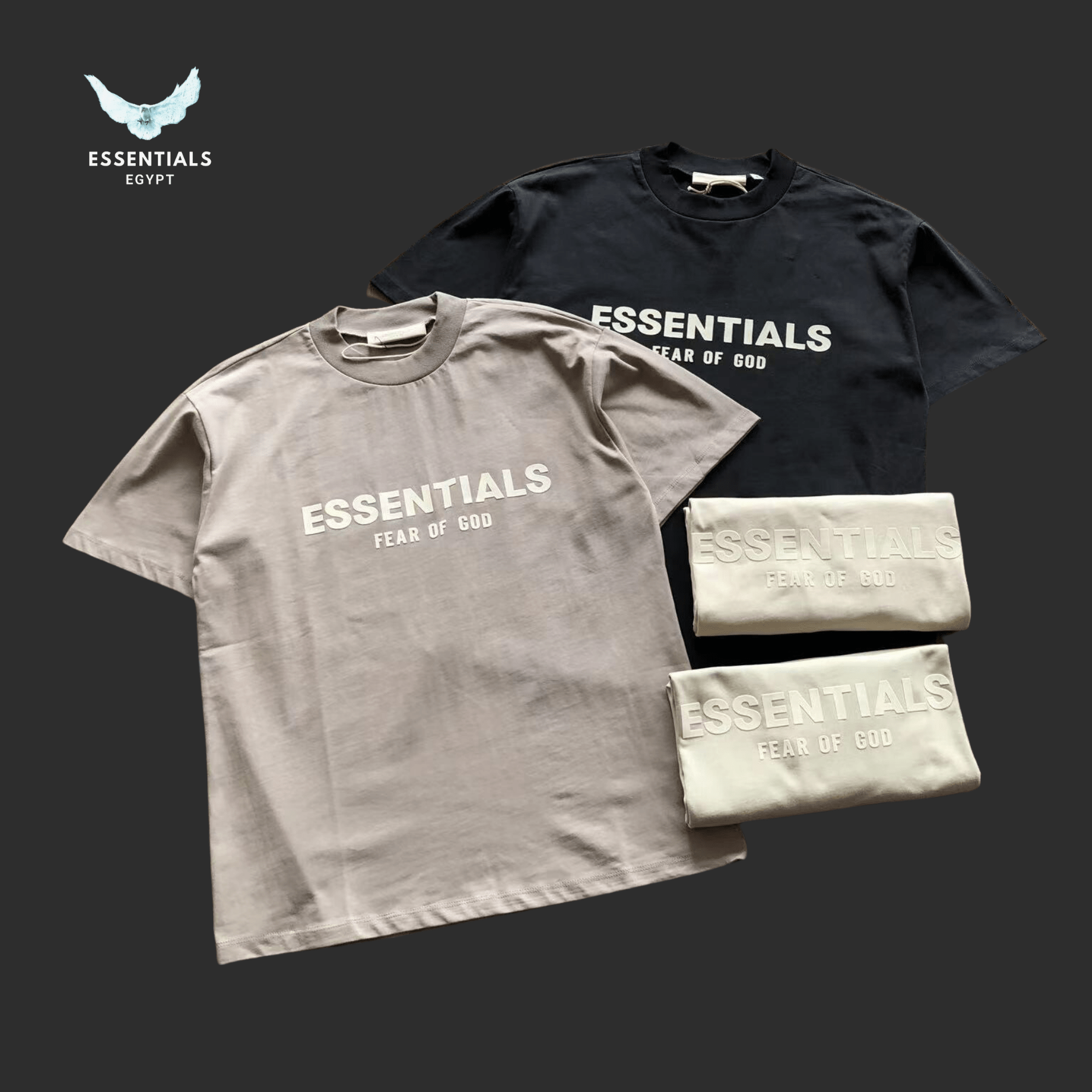 Essentials T-Shirt – Fear of God Classic Logo - ESSENTIALS EGYPT
