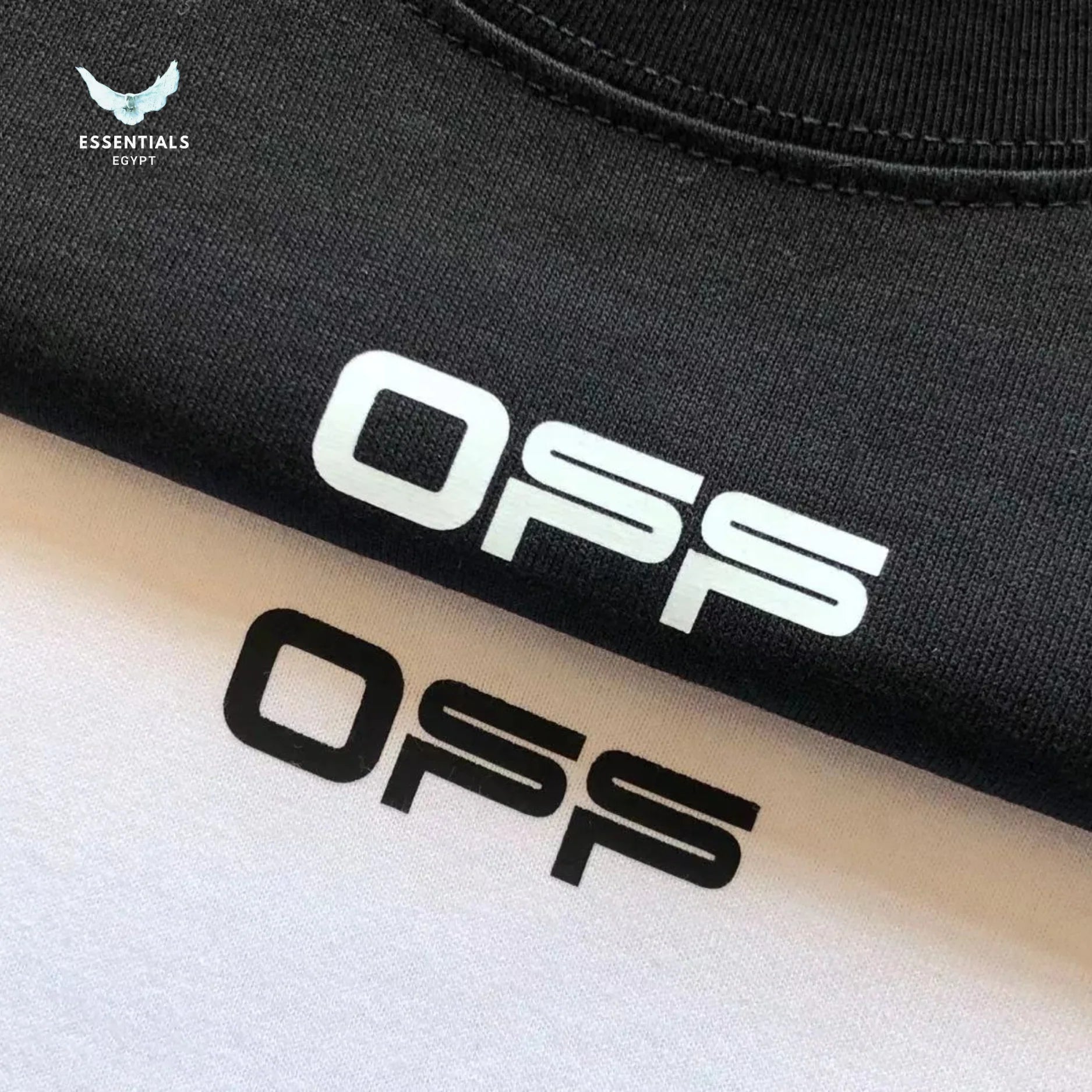 Off - White Basic Logo Tee – White - ESSENTIALS EGYPT