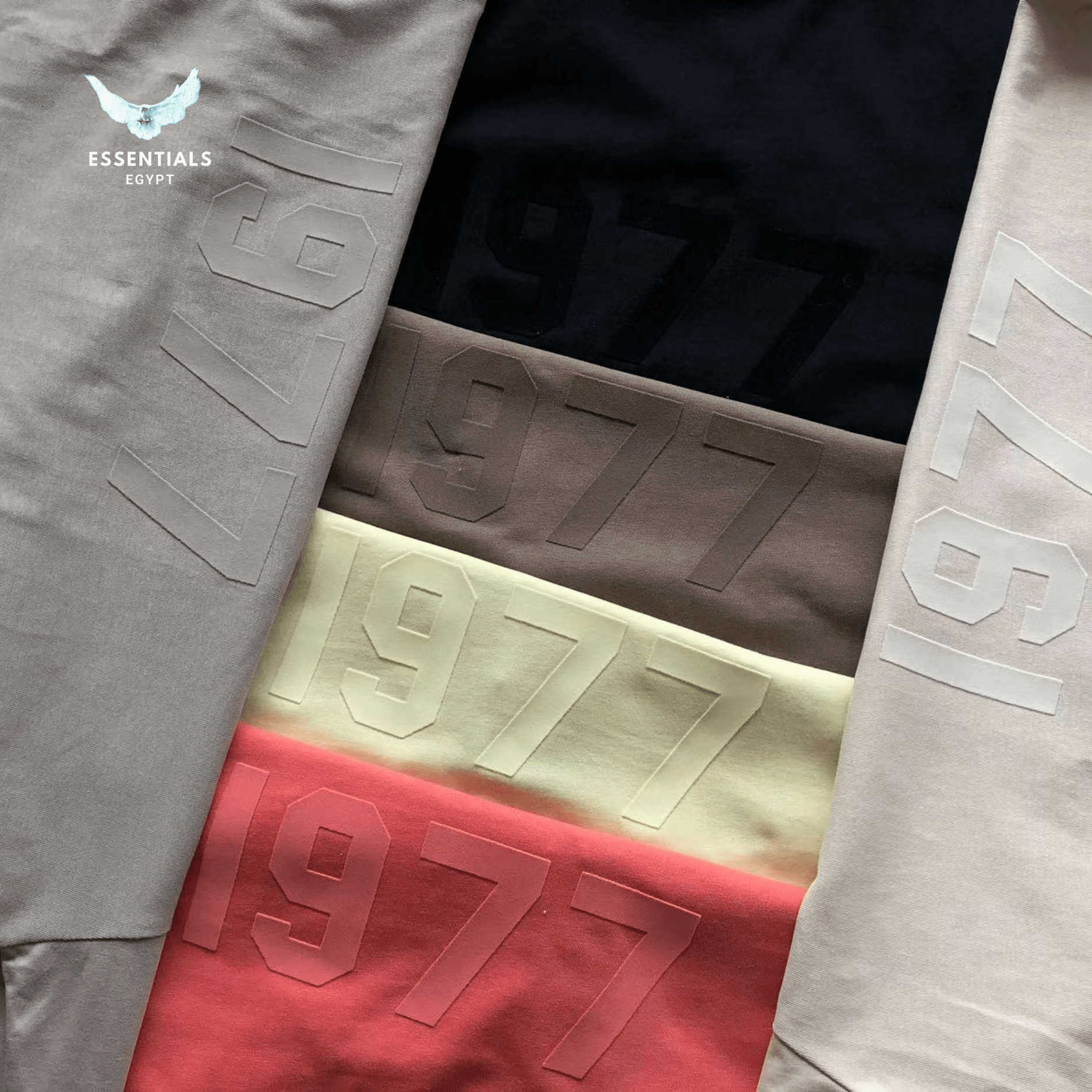 Essentials T-Shirt – 1977 Logo - ESSENTIALS EGYPT