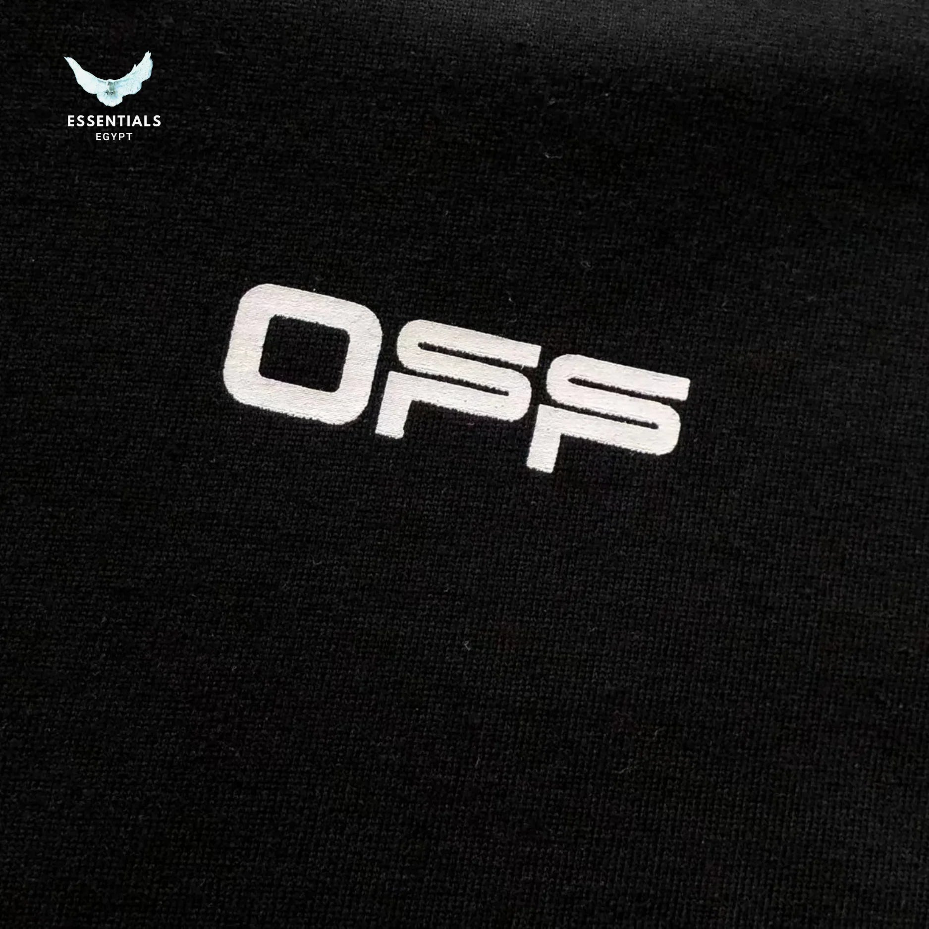 Off - White Skull Print Tee – Black - ESSENTIALS EGYPT