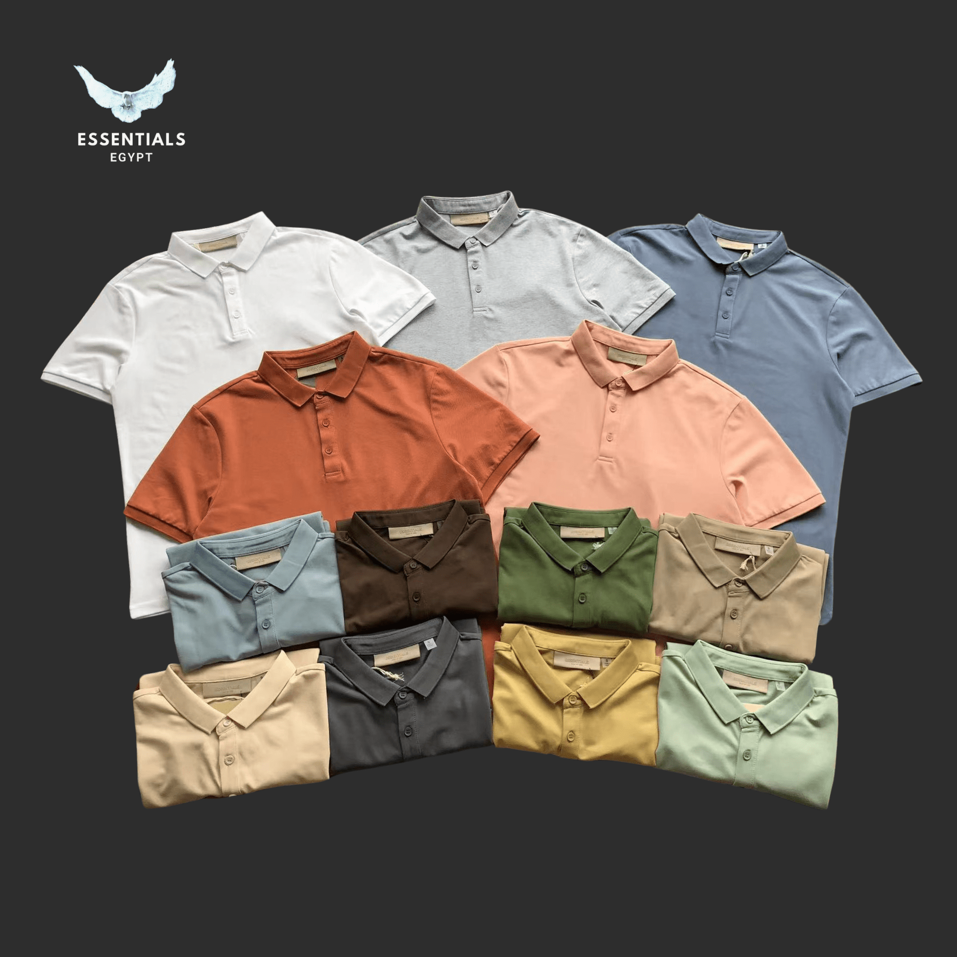 Essentials Polo – Multi - Color Drop - ESSENTIALS EGYPT