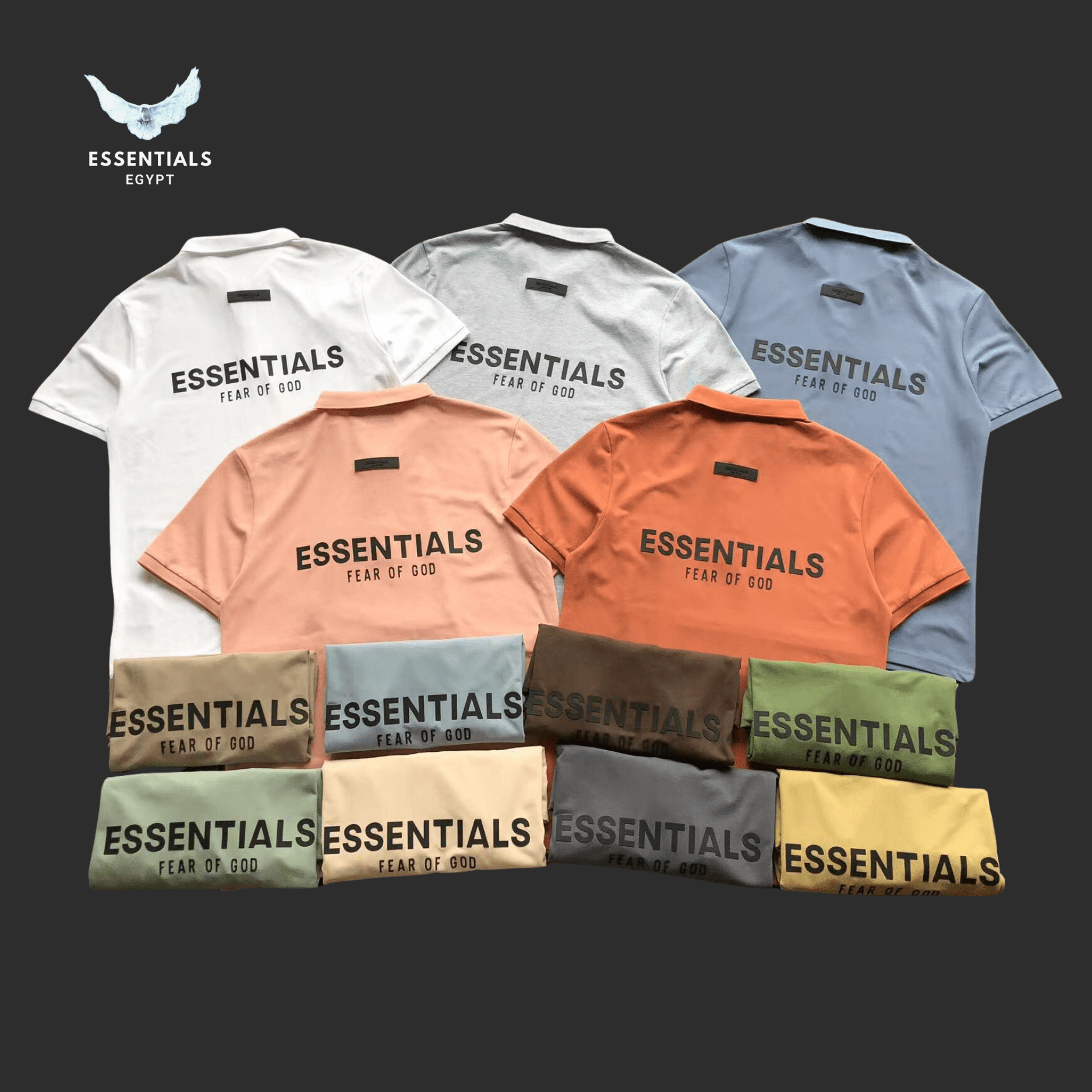 Essentials Polo – Multi - Color Drop - ESSENTIALS EGYPT