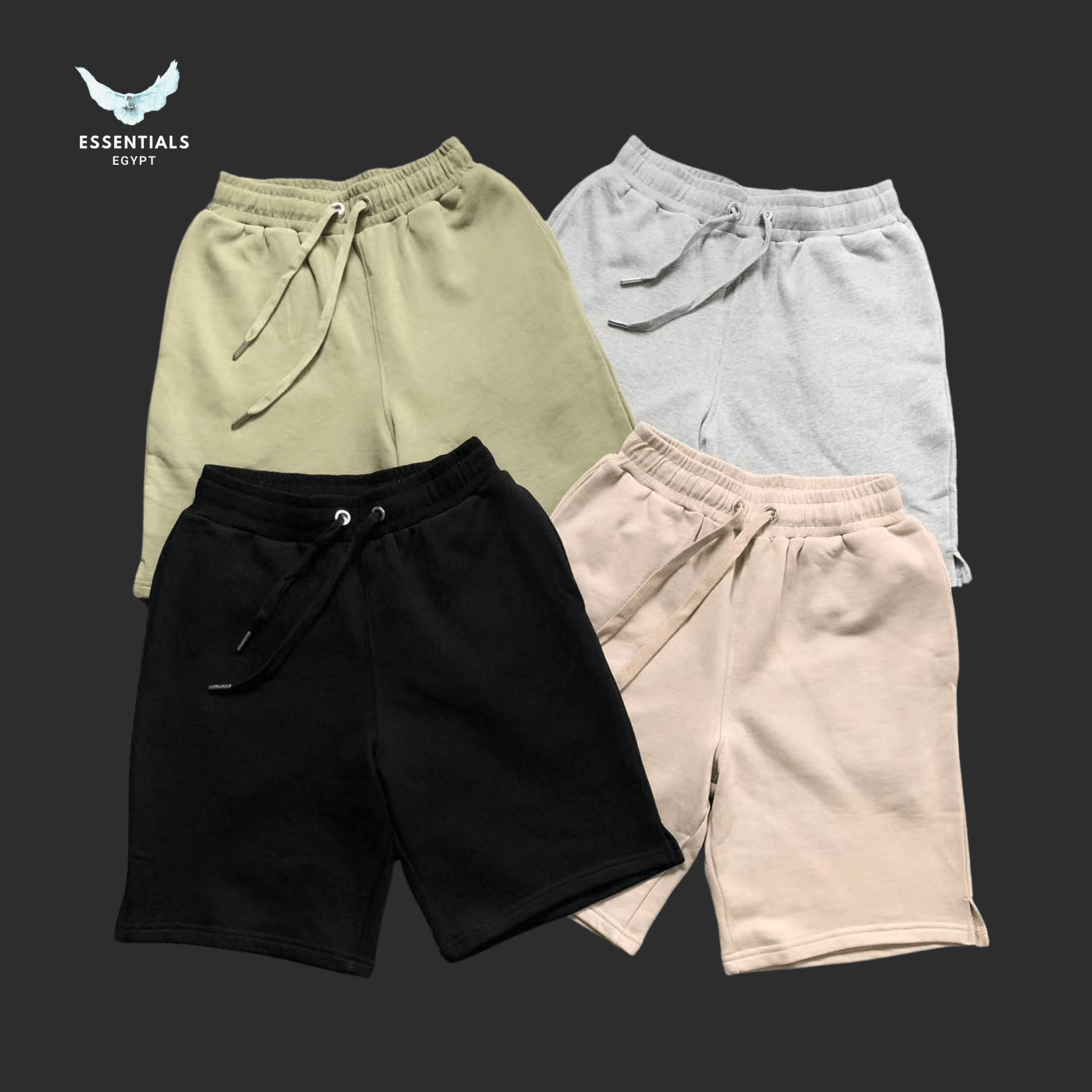 AMI Paris Shorts – Neutral Color Series - ESSENTIALS EGYPT