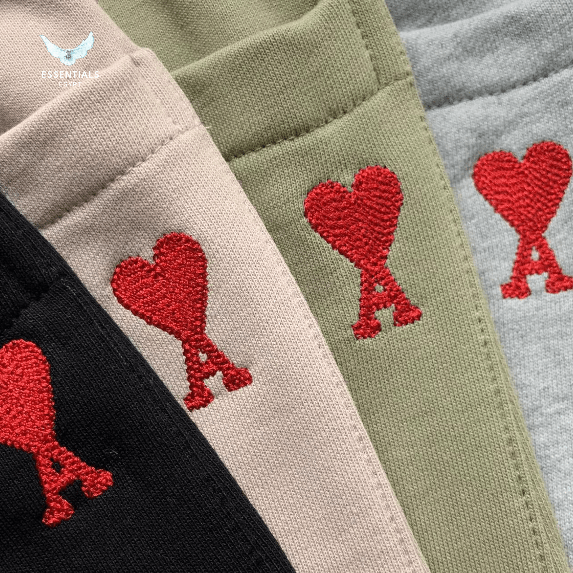 AMI Paris Shorts – Neutral Color Series - ESSENTIALS EGYPT