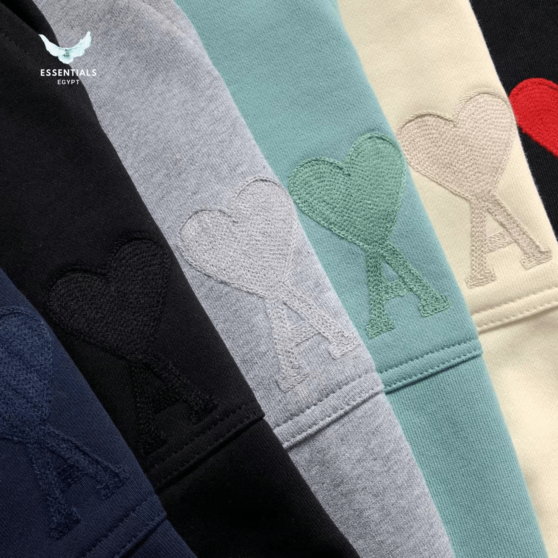 AMI Paris Shorts – Mixed Color Series - ESSENTIALS EGYPT