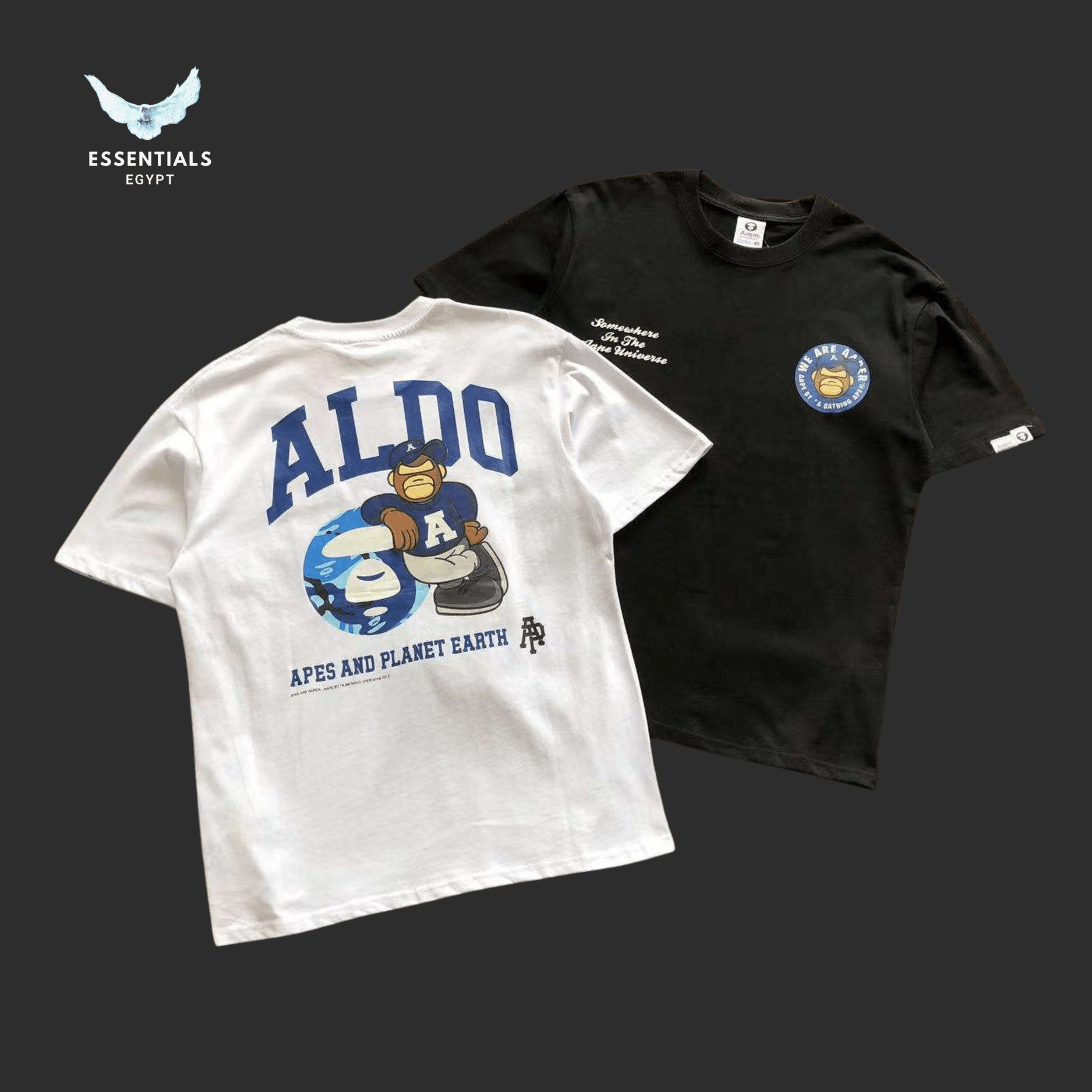 AAPE Aldo Graphic Tee - ESSENTIALS EGYPT