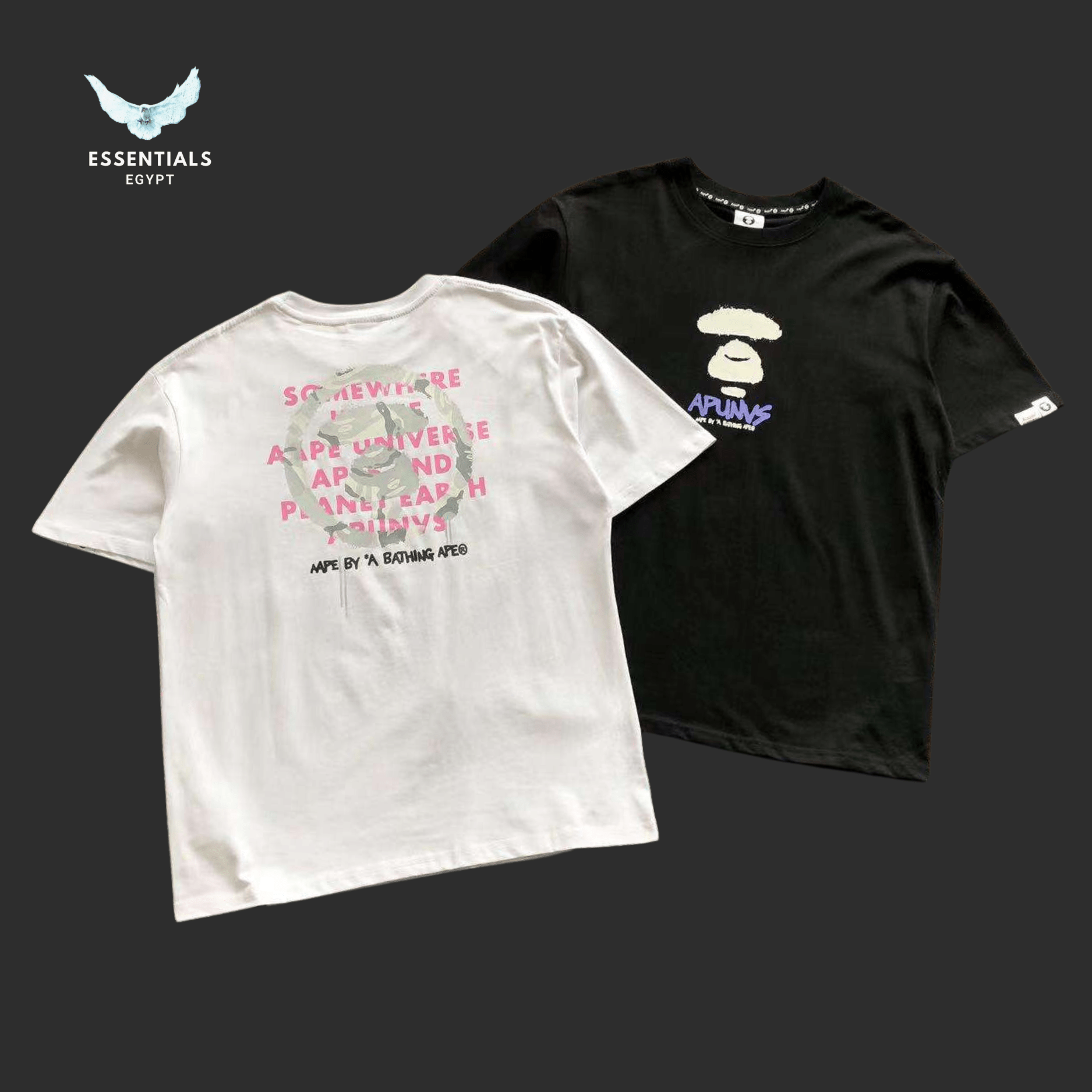 AAPE Basic T-Shirt - ESSENTIALS EGYPT