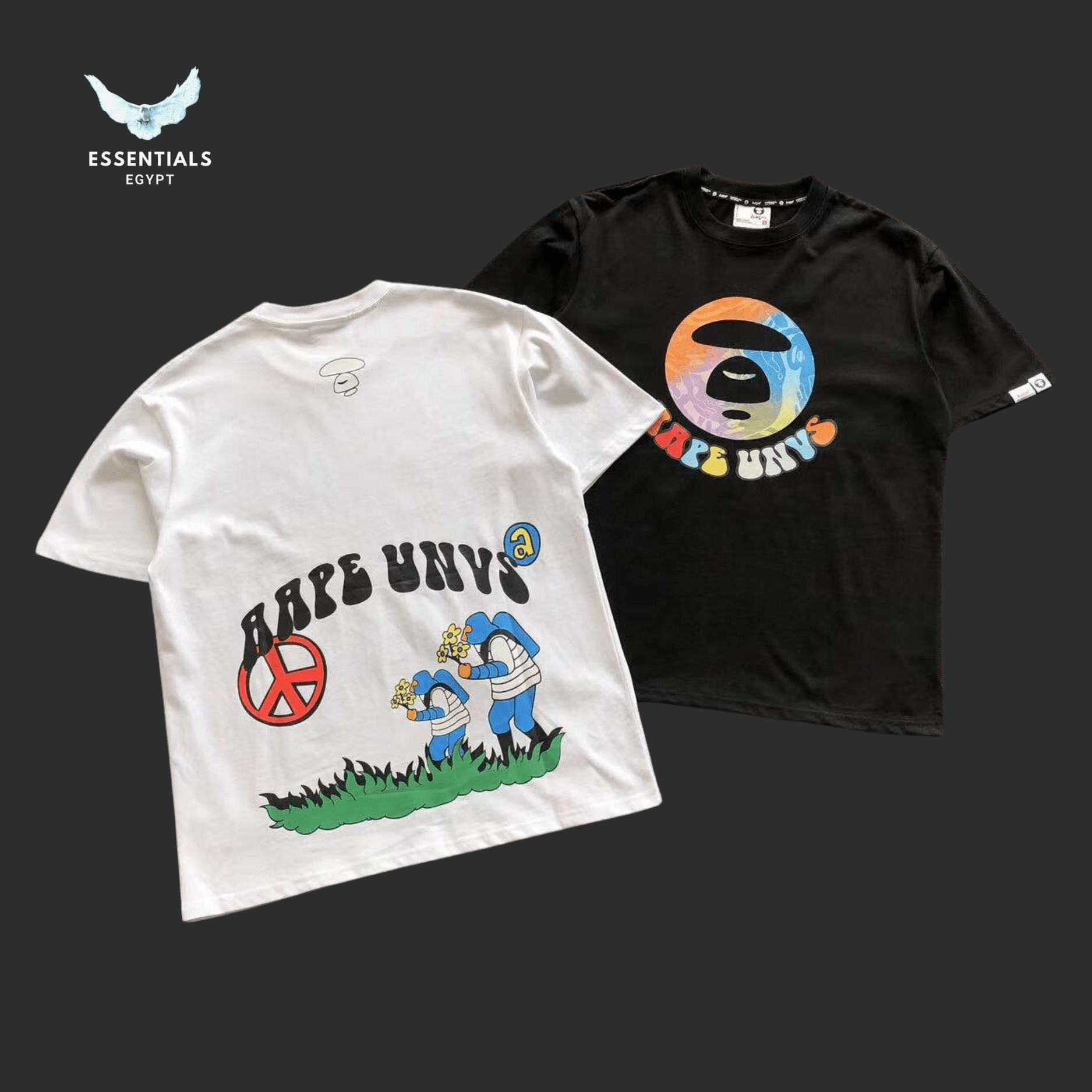 AAPE Printed Graphic Tee - ESSENTIALS EGYPT