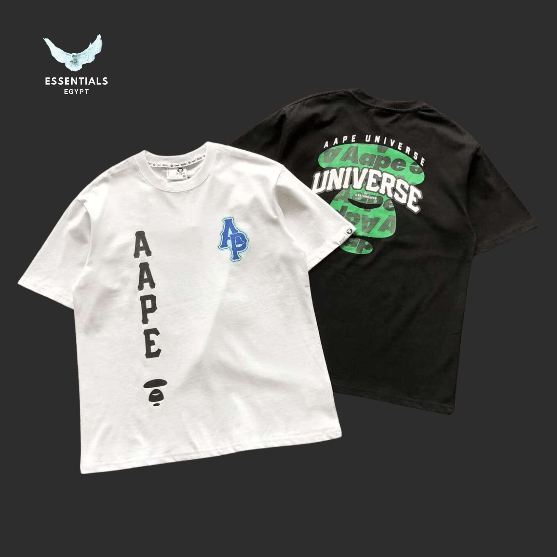 AAPE Printed Logo Tee - ESSENTIALS EGYPT