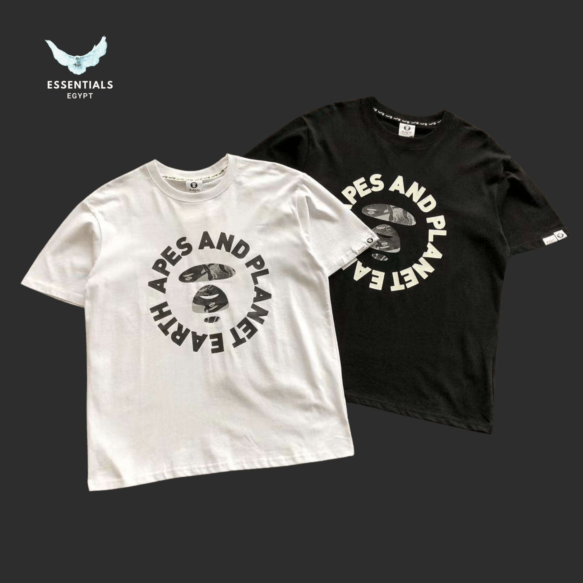 AAPE Circled Logo T-Shirt - ESSENTIALS EGYPT