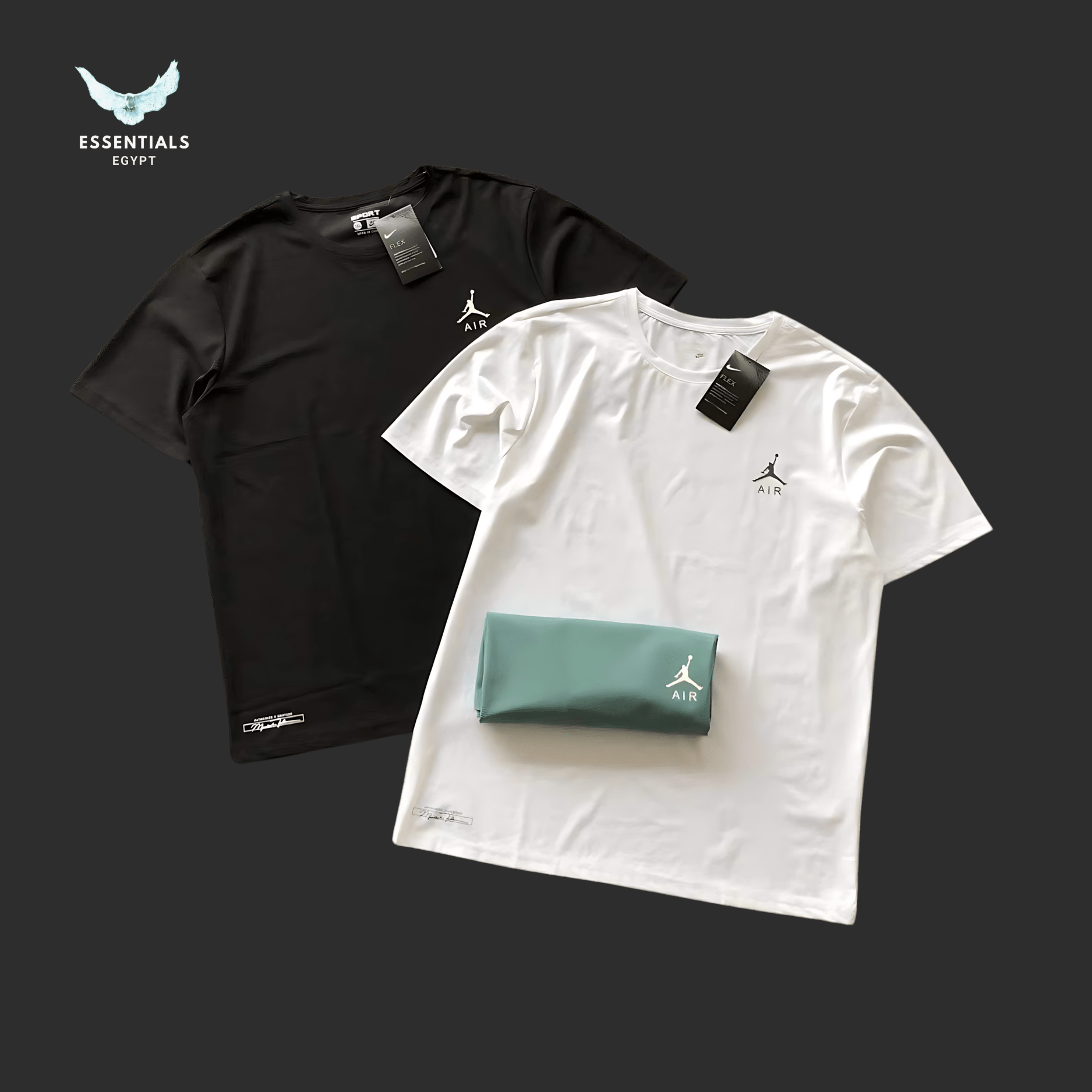 Air Jordan Logo Printed Tee - ESSENTIALS EGYPT