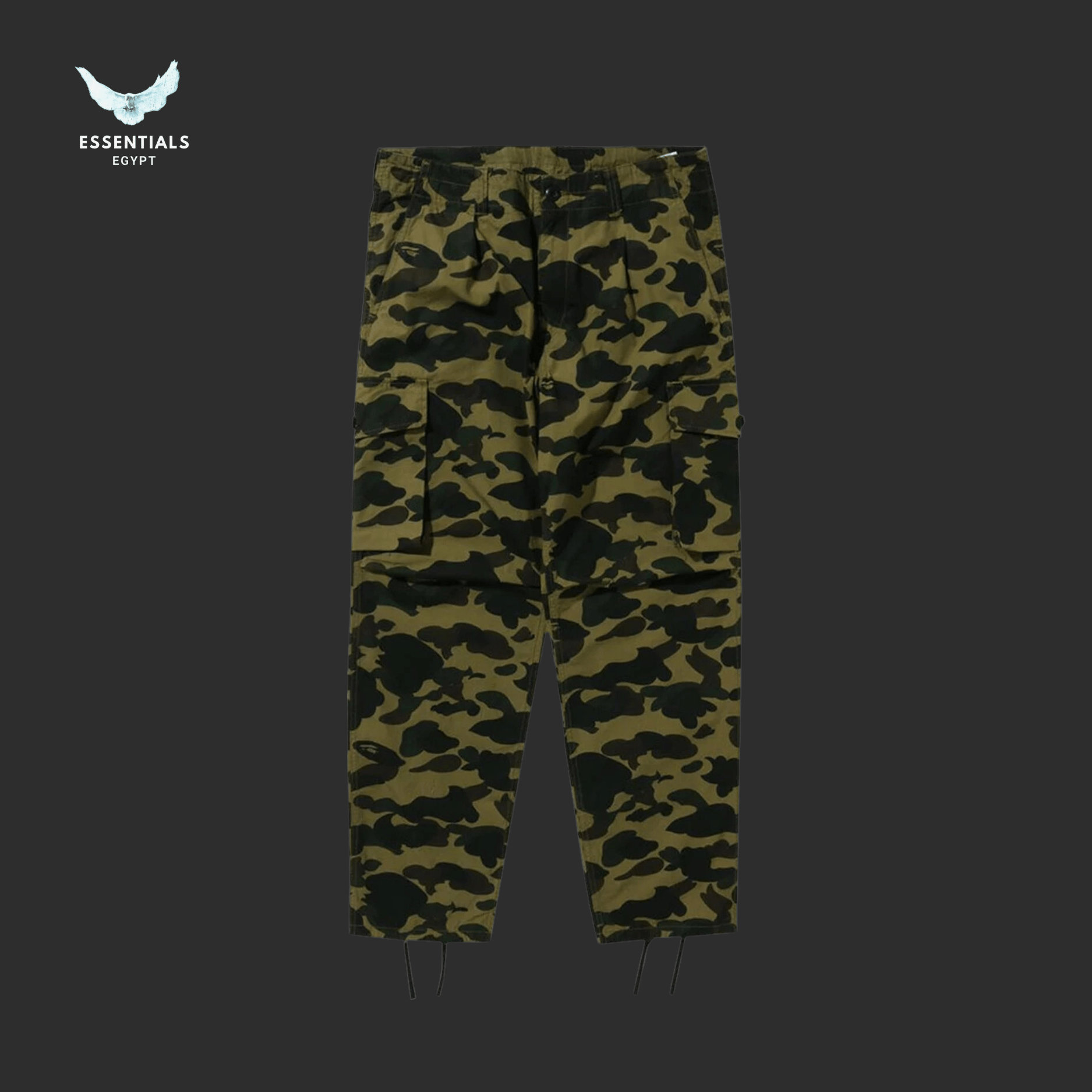 BAPE 1st Camo 6 Pocket Pants 'Green' - ESSENTIALS EGYPT