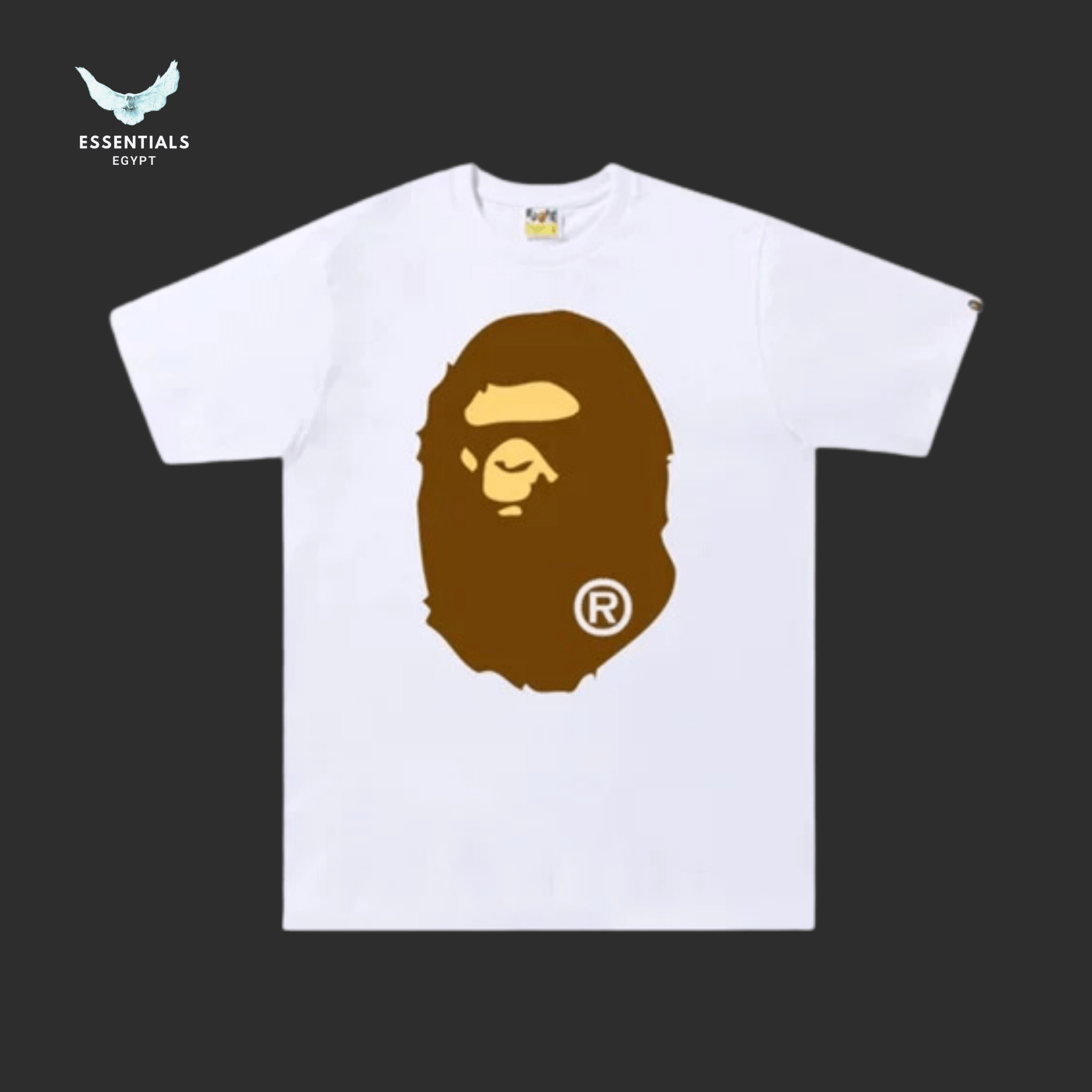 BAPE Big Ape Head Tee 'White' - ESSENTIALS EGYPT