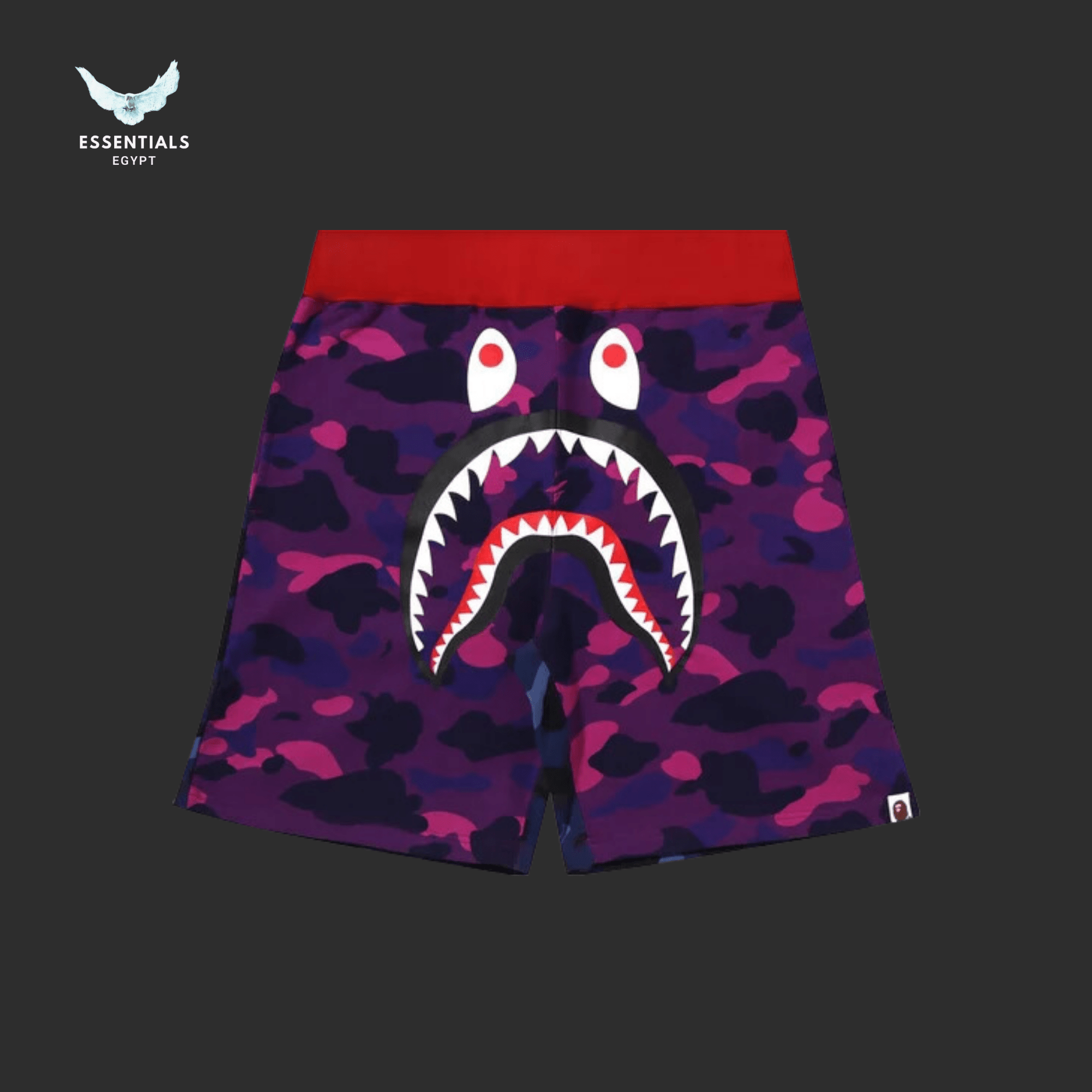BAPE Shark Shorts – Purple Camo - ESSENTIALS EGYPT