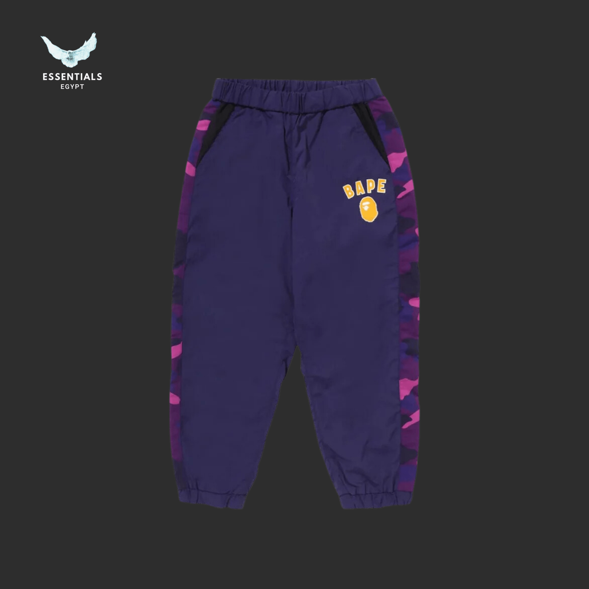 BAPE Kids Camo Track Pants – Purple - ESSENTIALS EGYPT